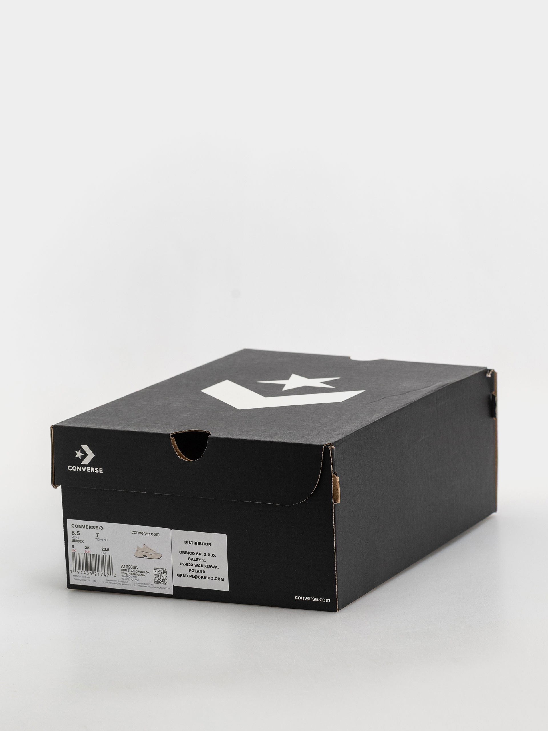 Обувки Converse Run Star Crush Ox Wmn (egret/egret/black)