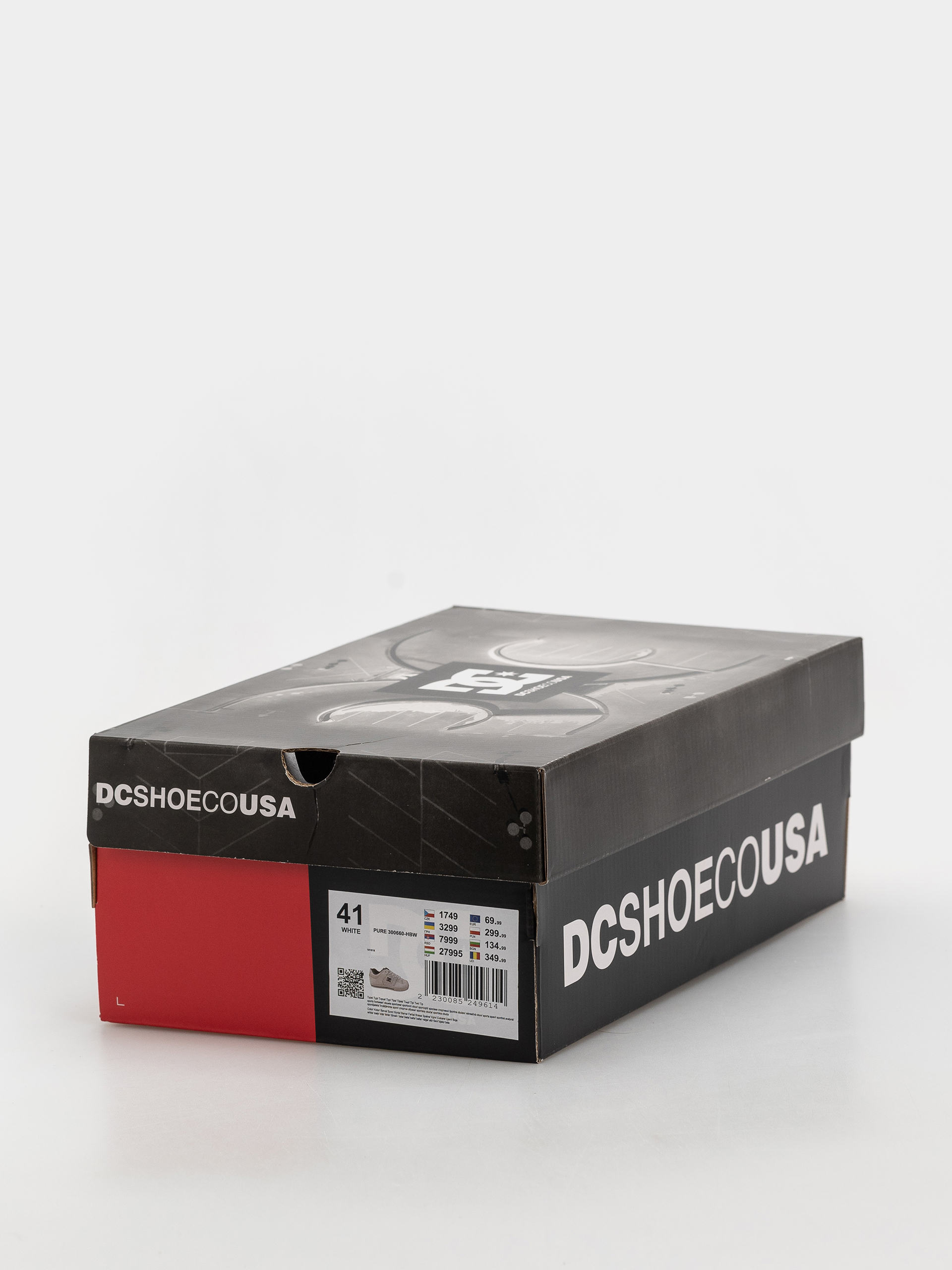 Обувки DC Pure (white/battleship/white)
