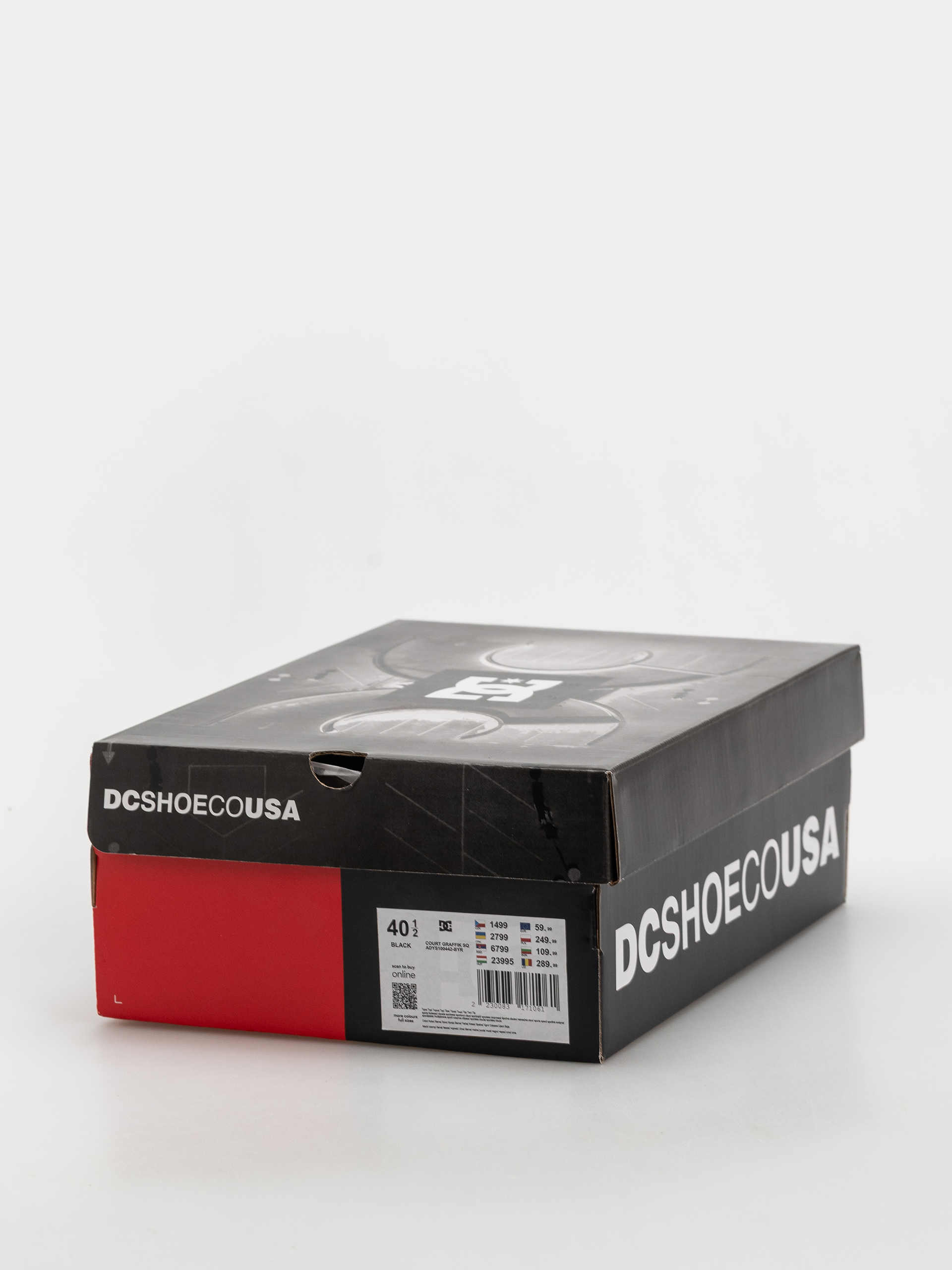 Обувки DC Court Graffik (black/grey/red)