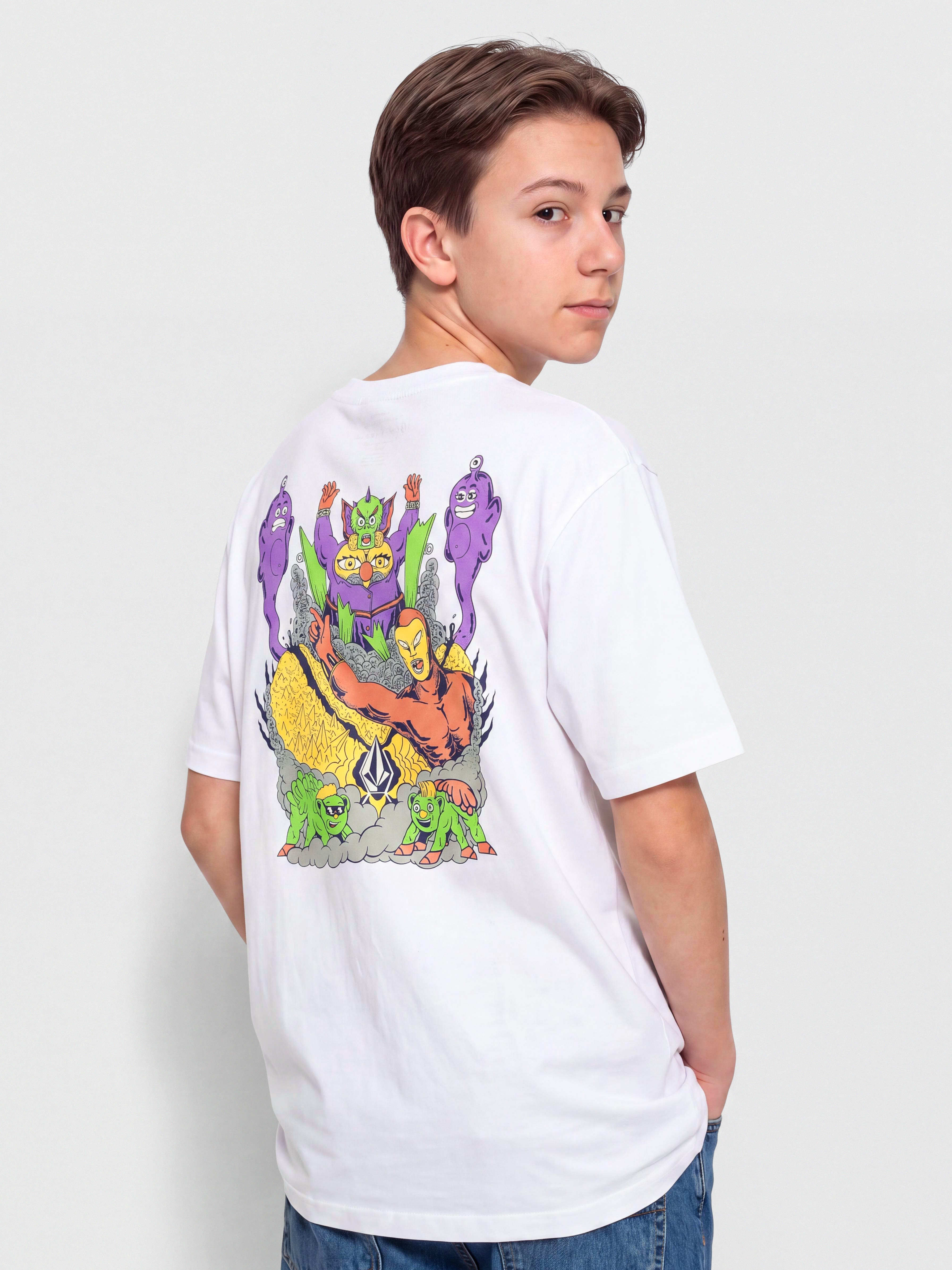 Тениска Volcom Fa Ben Sanaire 2 JR (white)