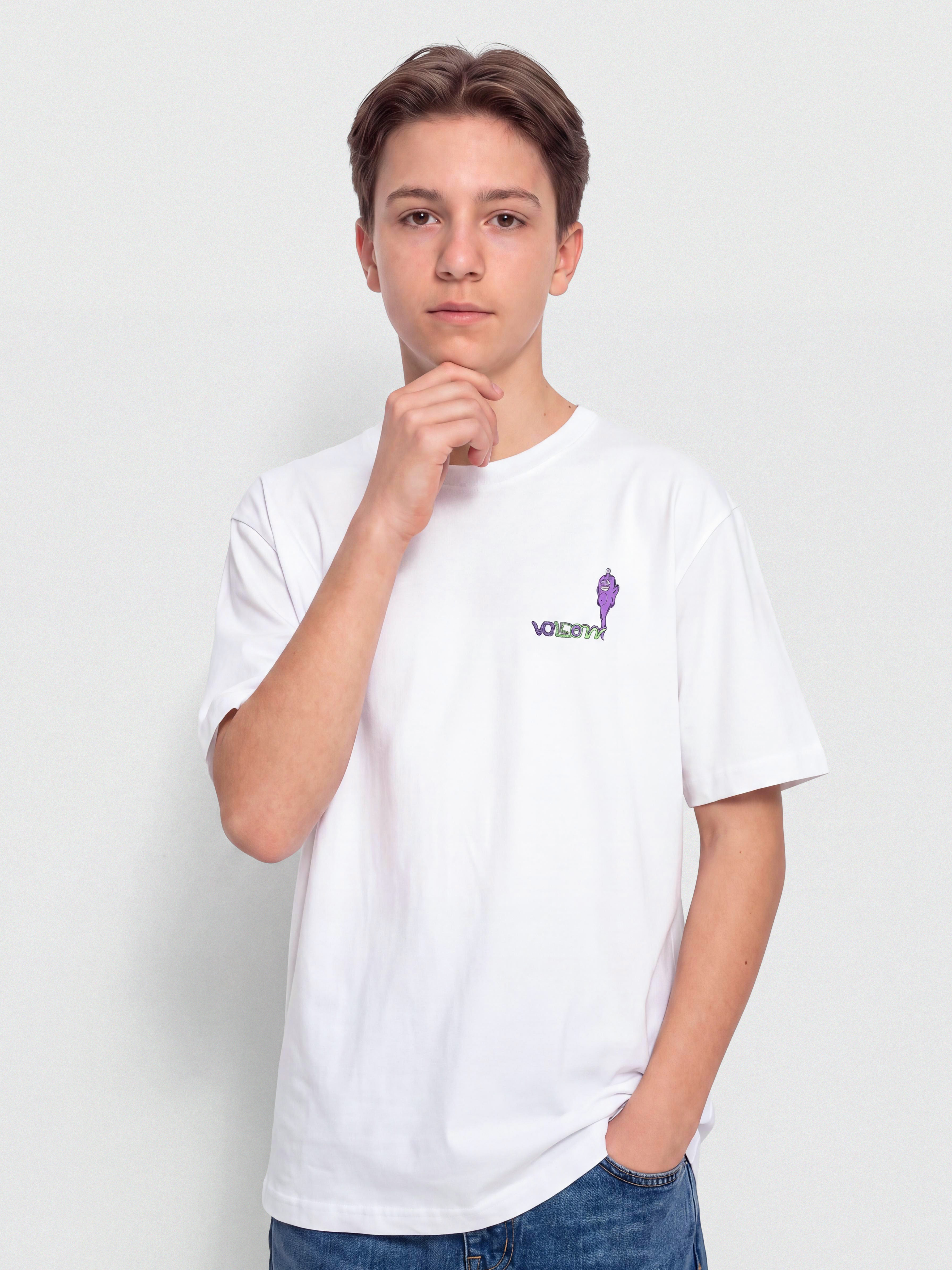 Тениска Volcom Fa Ben Sanaire 2 JR (white)