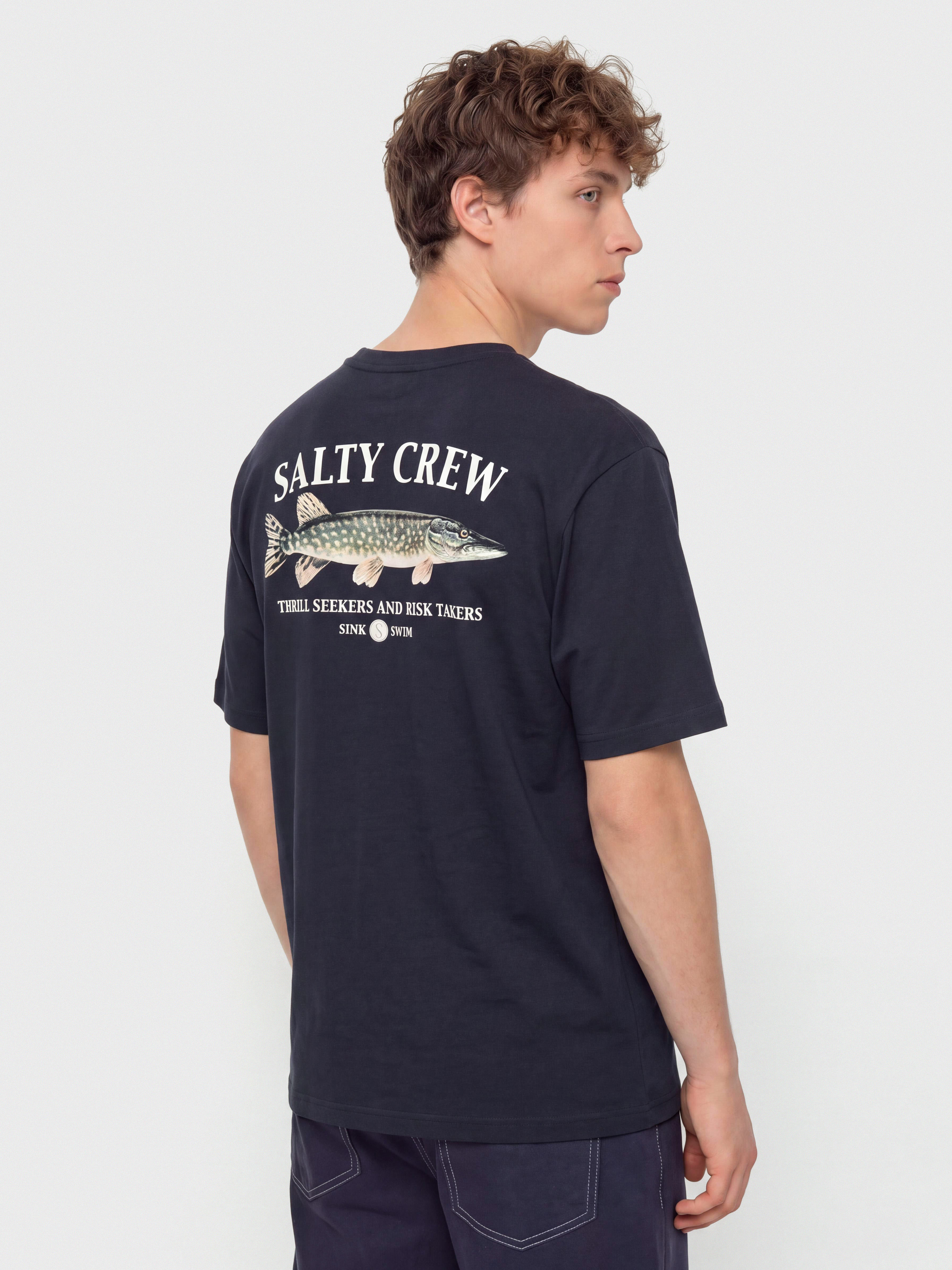 Тениска Salty Crew Euro Pike (navy)