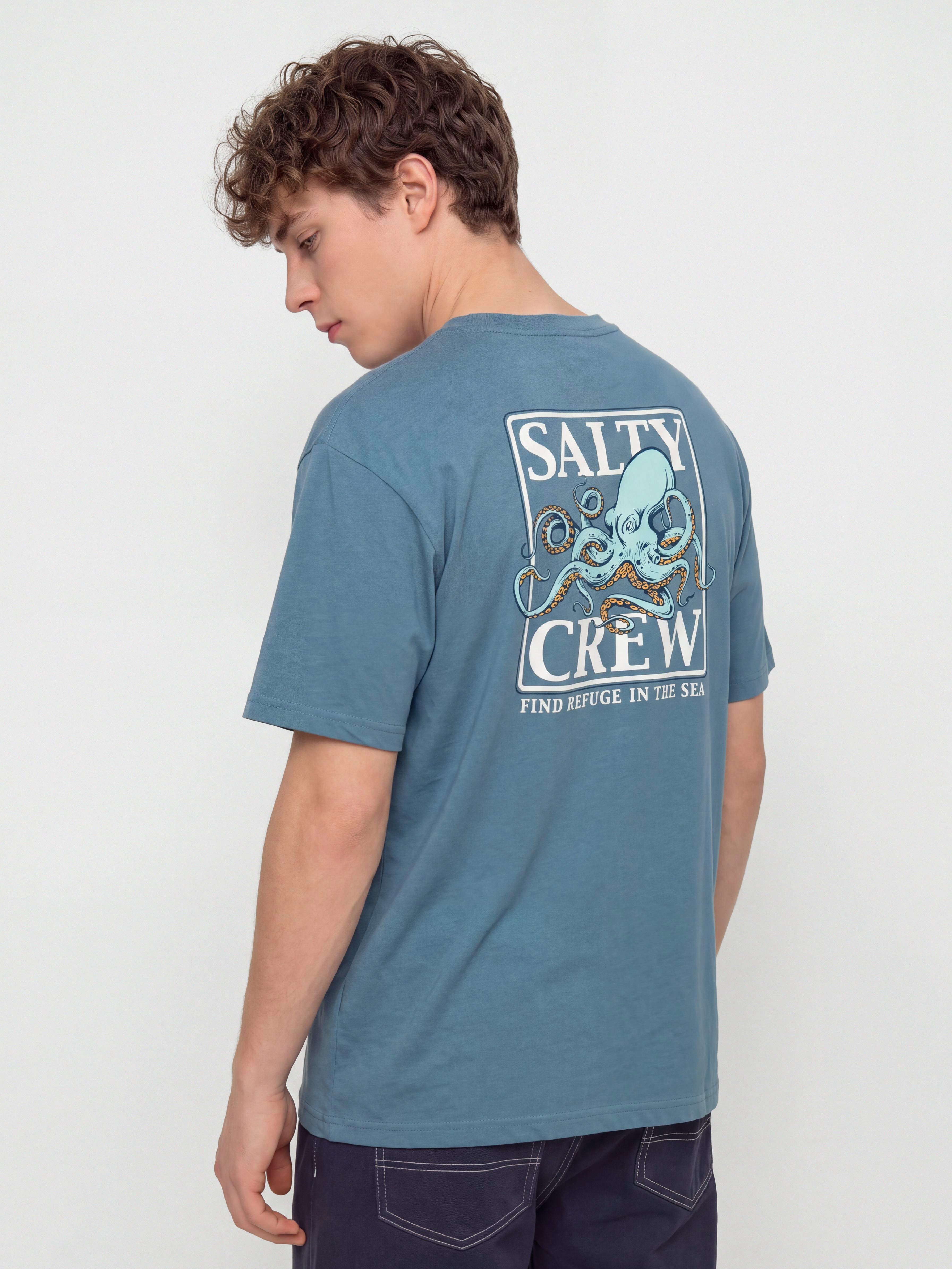 Тениска Salty Crew Ink Slinger (slate)