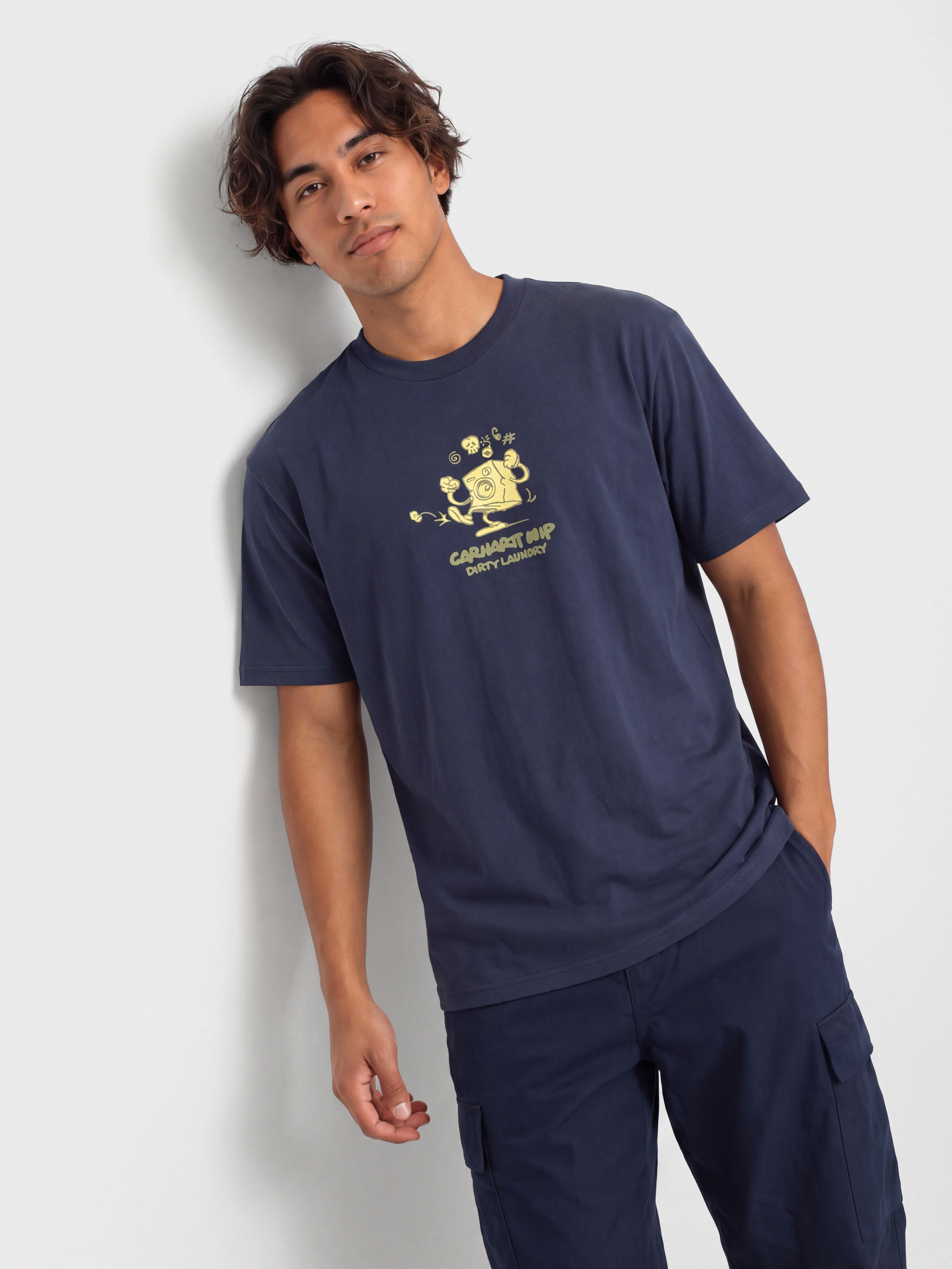 Тениска Carhartt WIP Dirty Laundry (blue)