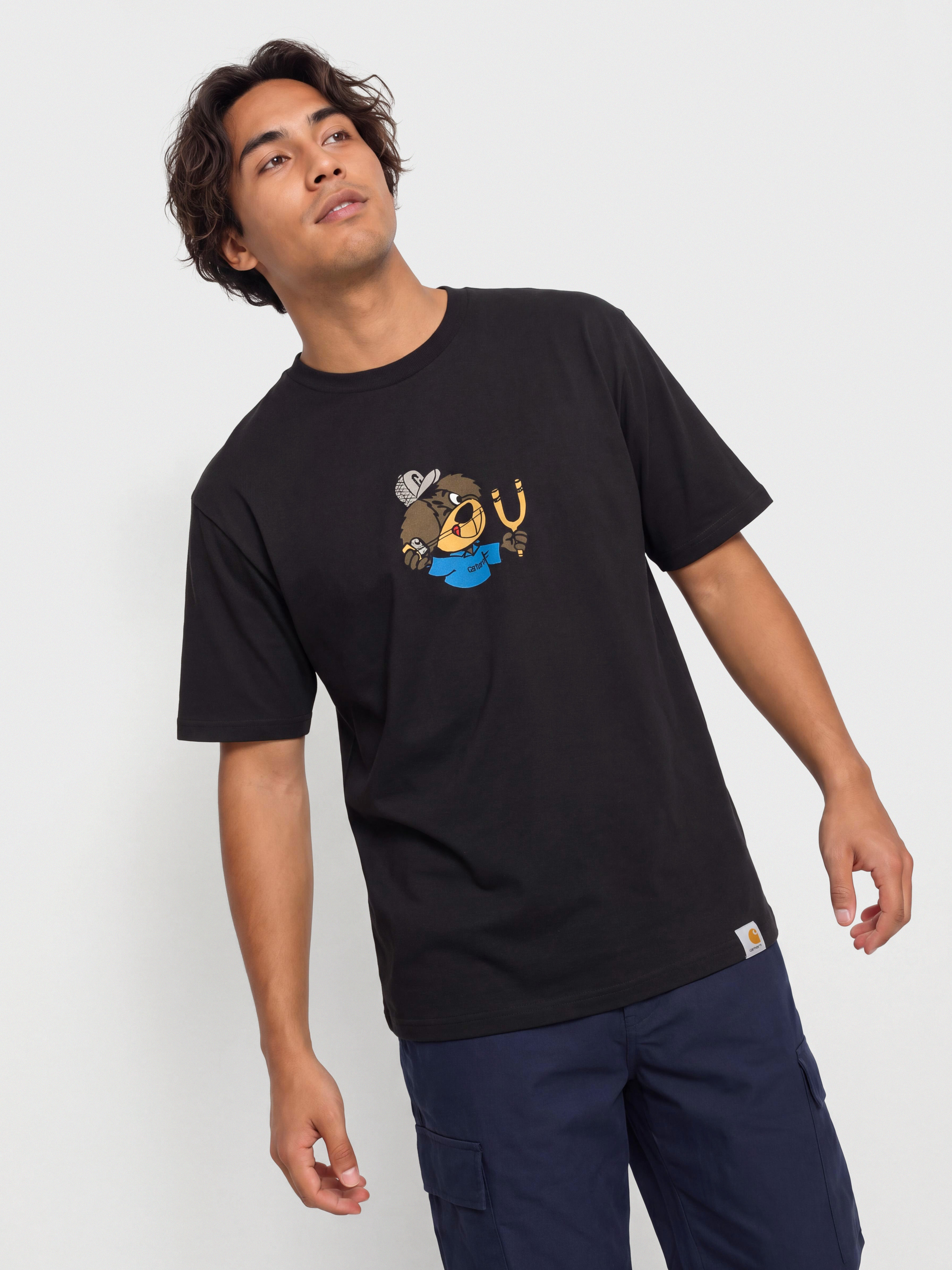 u0422u0435u043du0438u0441u043au0430 Carhartt WIP Slingshot (black/heavy enzyme wash)