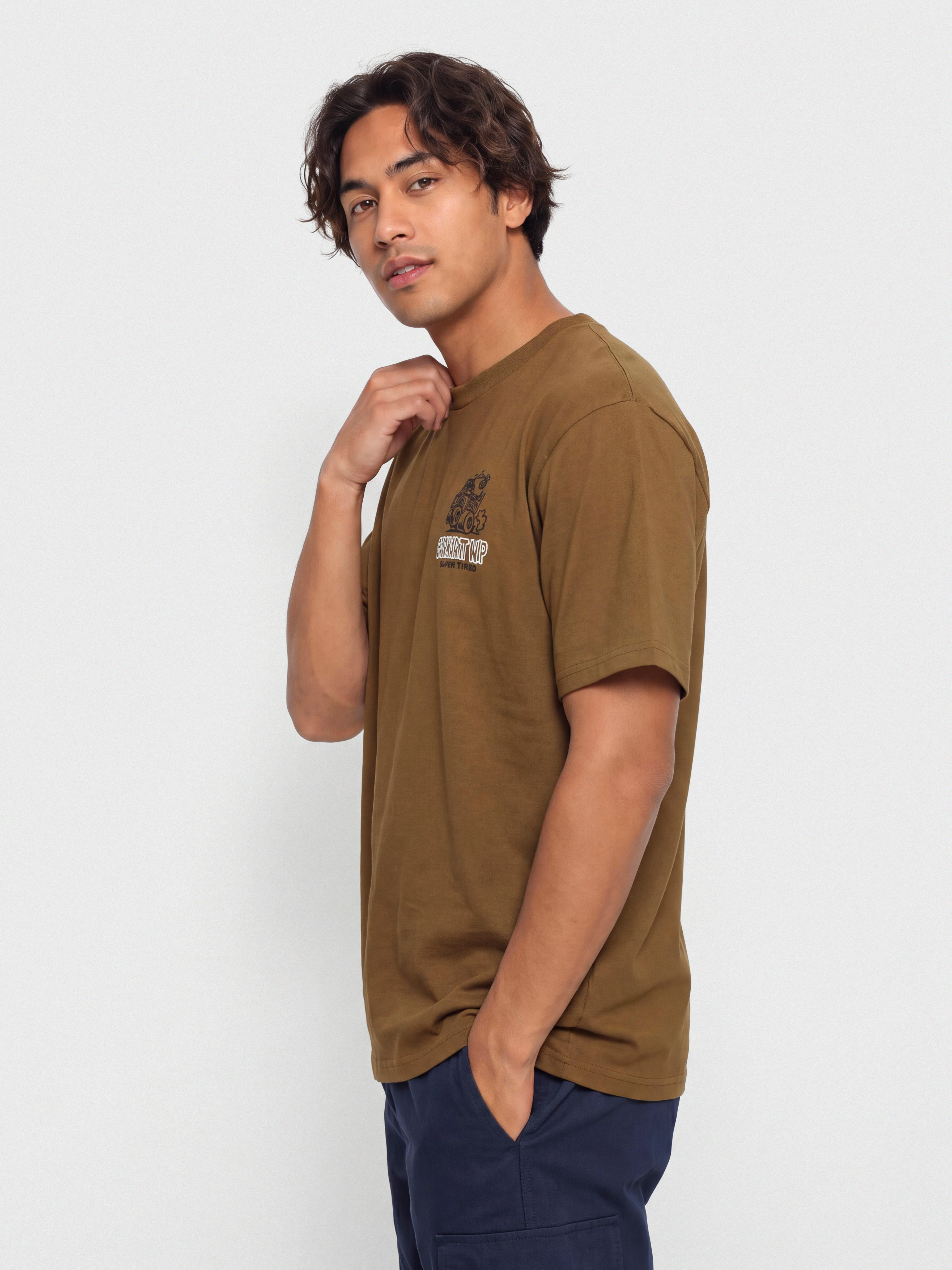 Тениска Carhartt WIP Hot Rat (wip h brown)