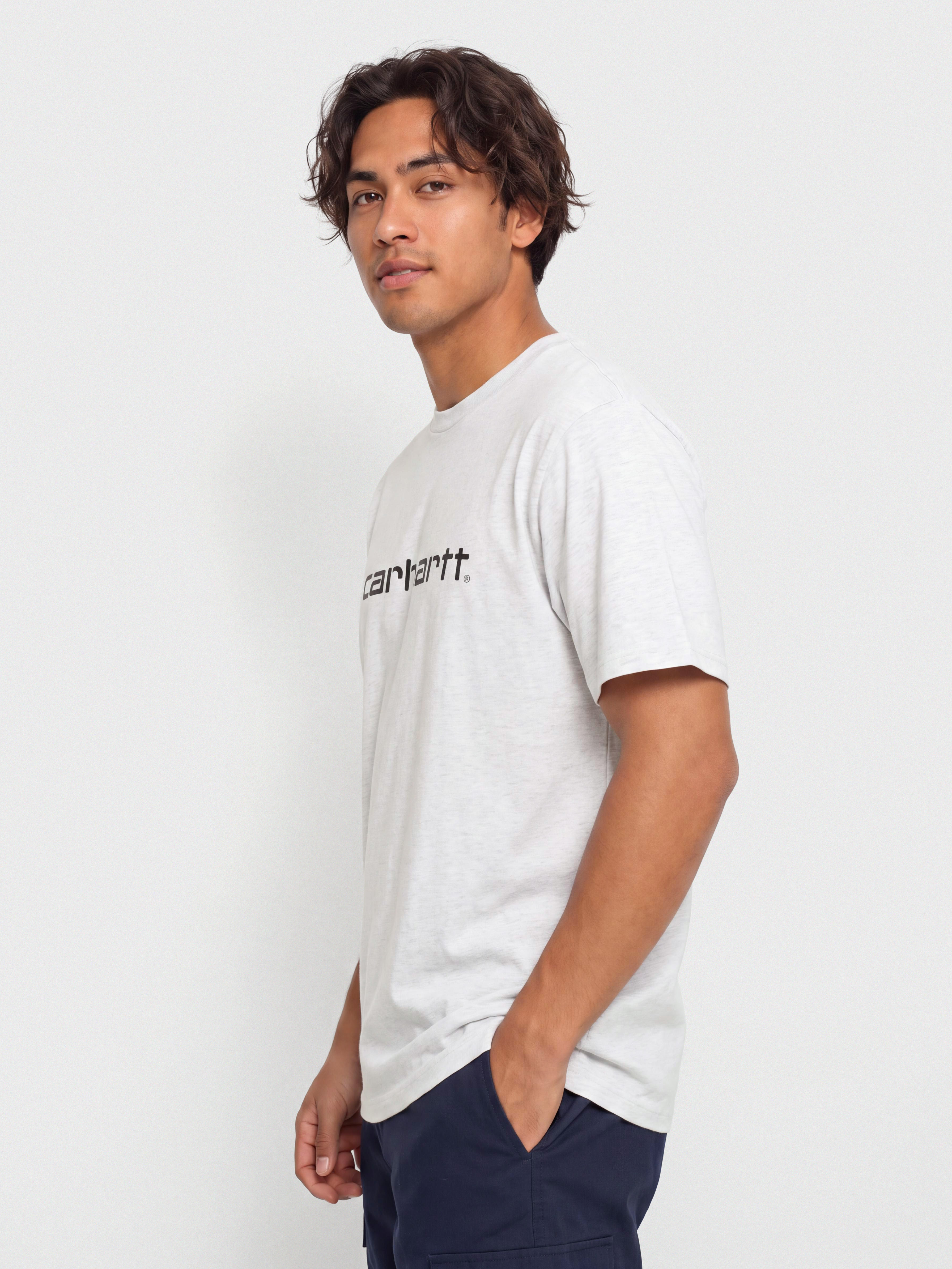 u0422u0435u043du0438u0441u043au0430 Carhartt WIP Script (ash heather/graphite)