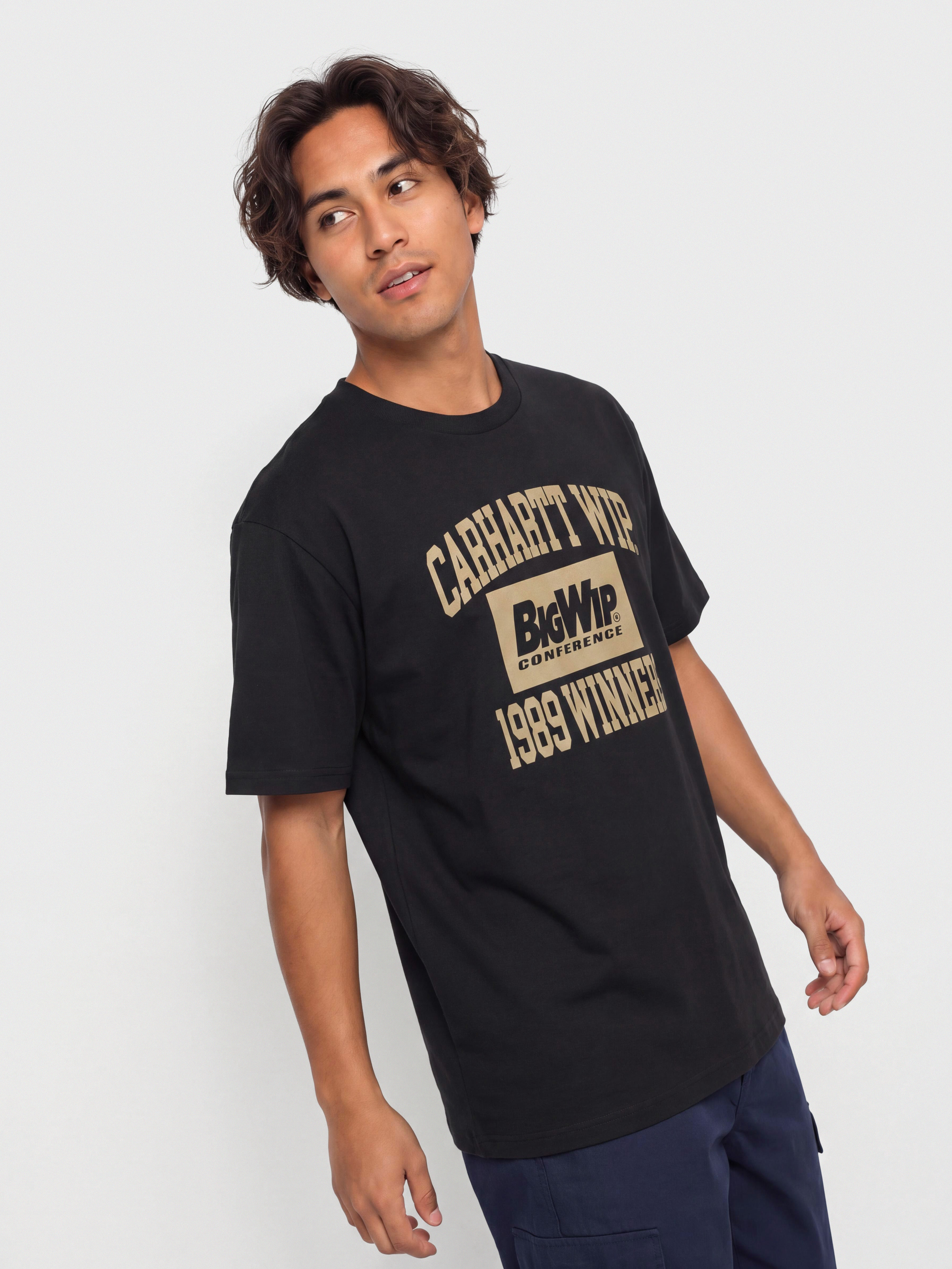 Тениска Carhartt WIP 1989 Winners (raven/heavy stone wash)