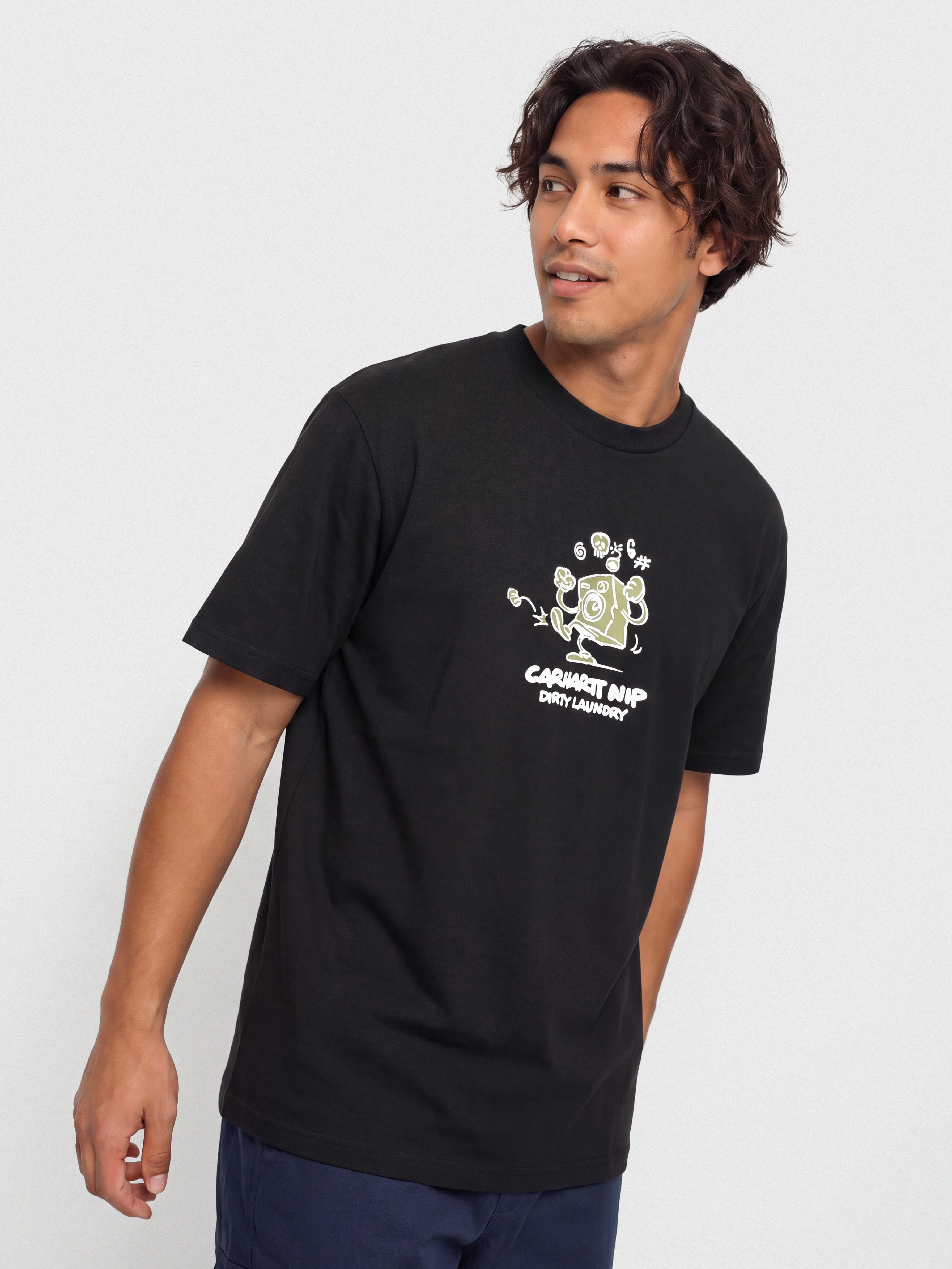 Тениска Carhartt WIP Dirty Laundry (black)