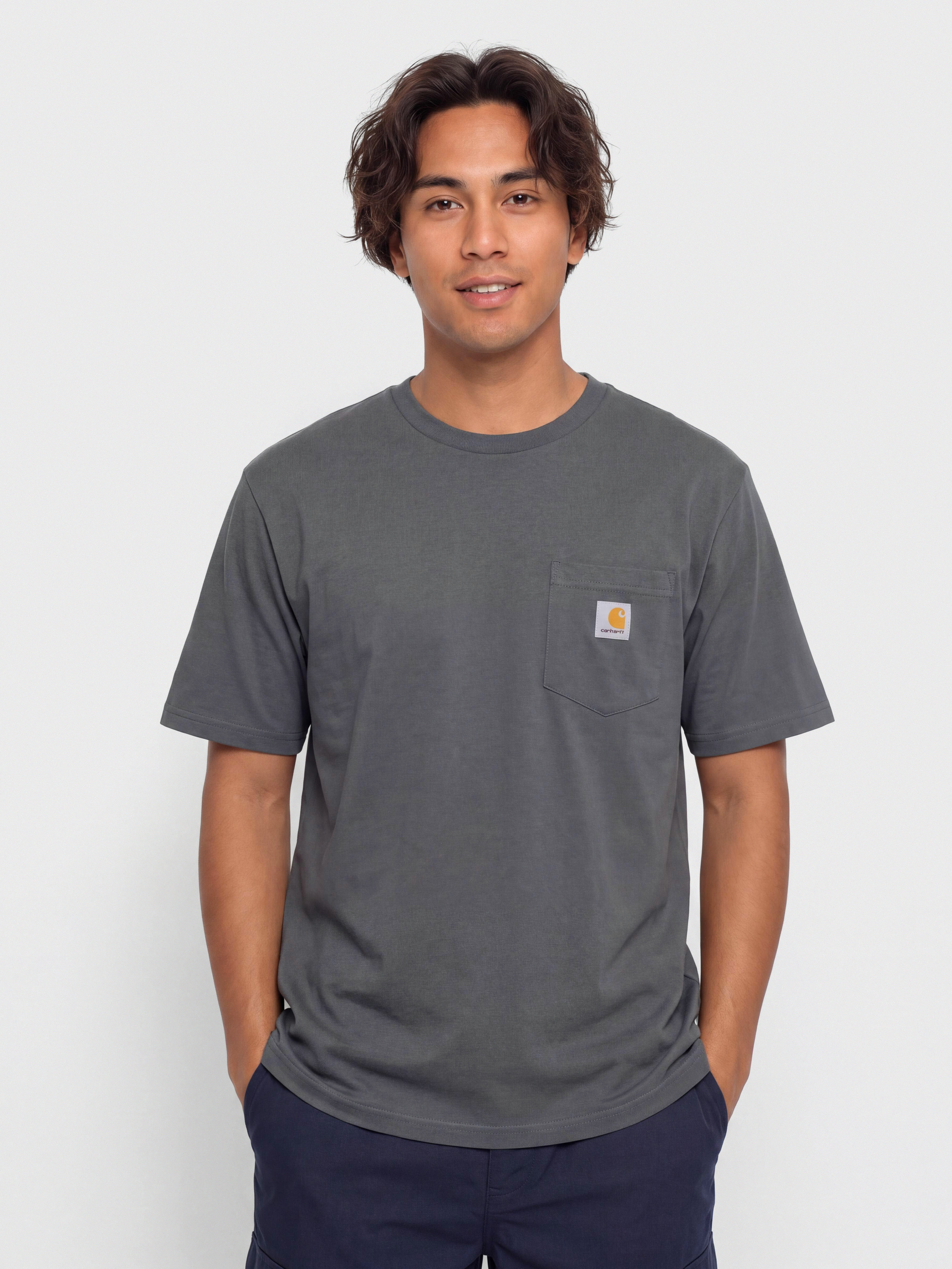 Тениска Carhartt WIP Pocket (styx)
