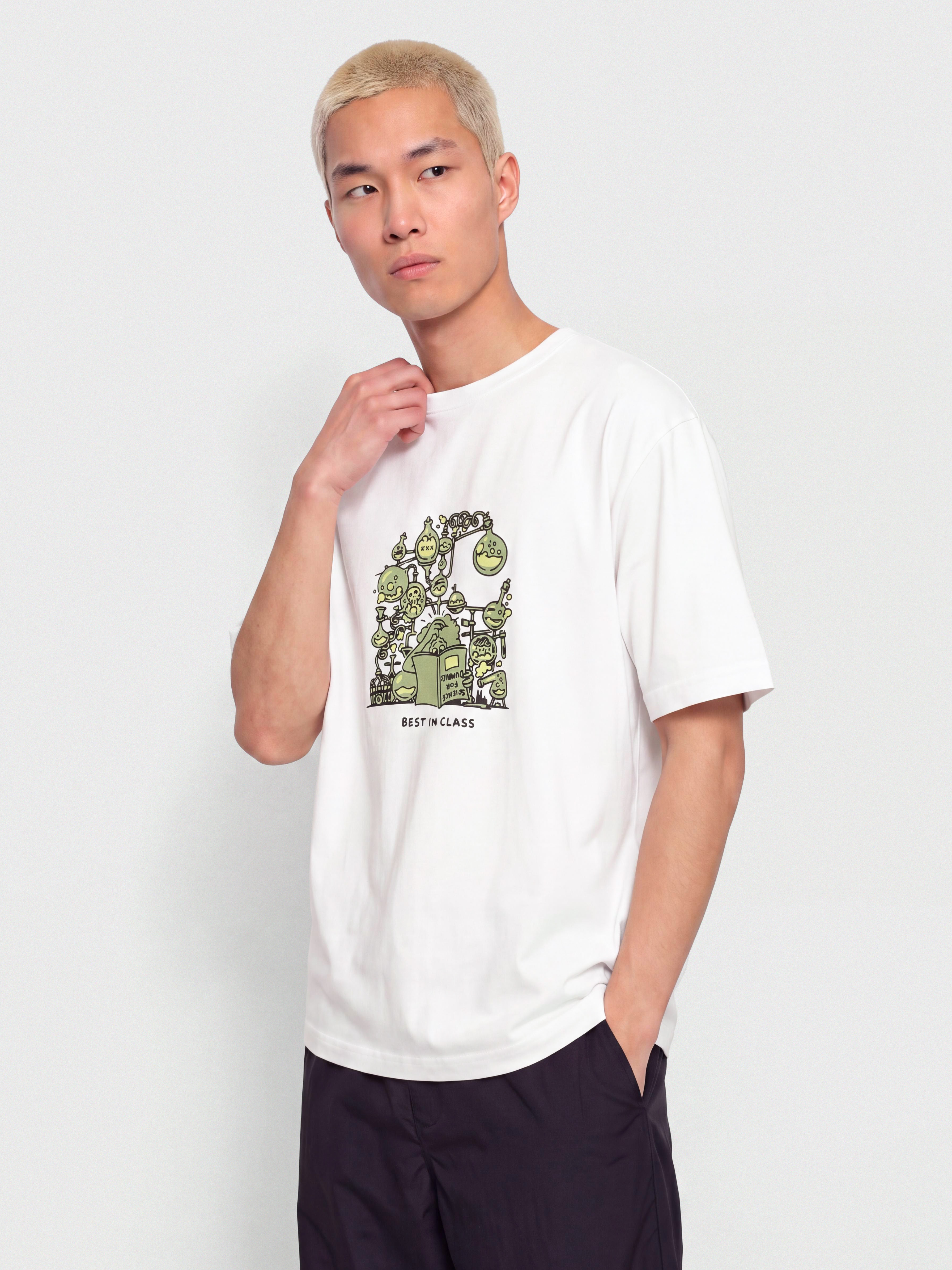Тениска Carhartt WIP Beaker (white)