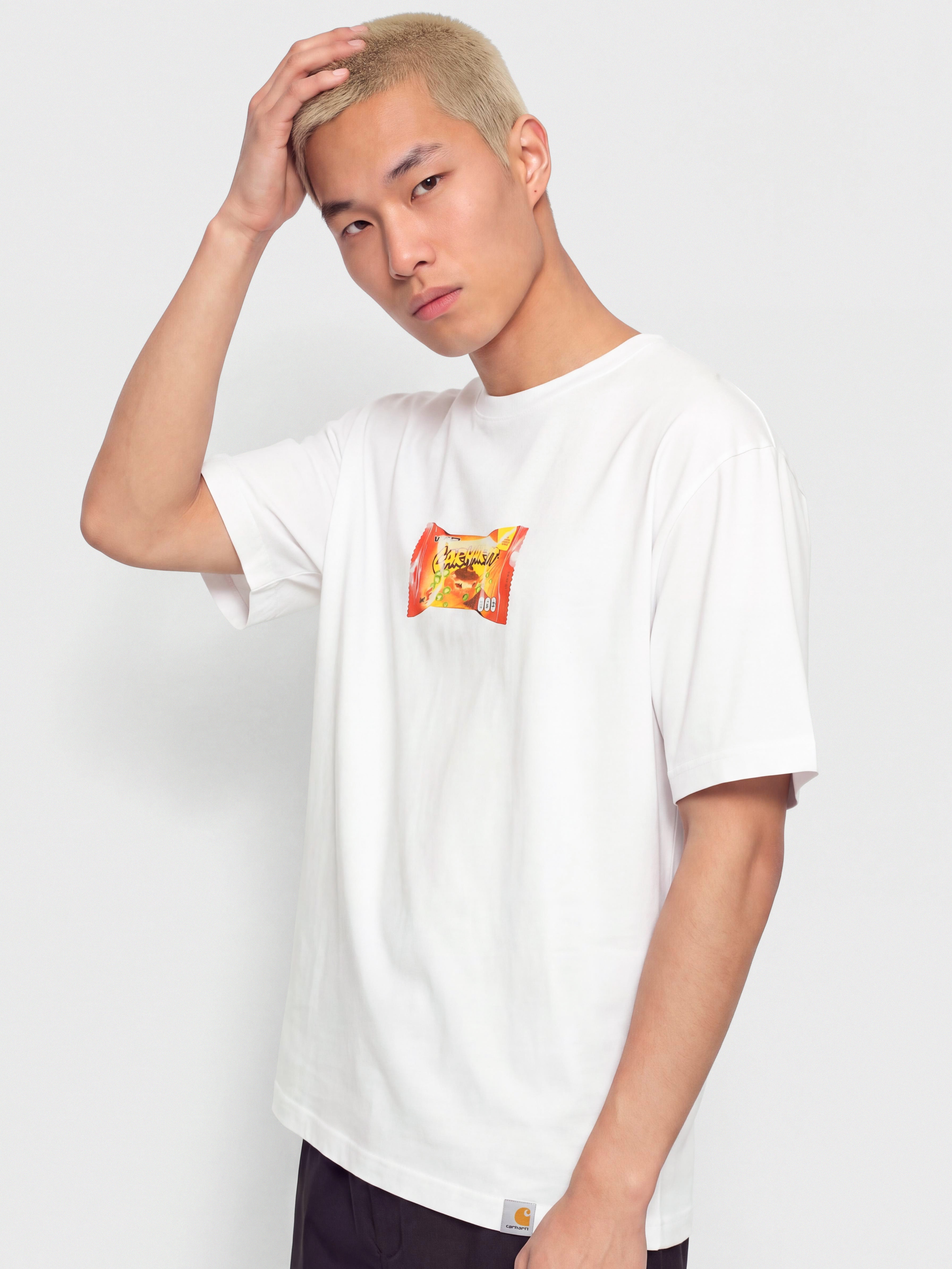 Тениска Carhartt WIP Road Side Snack (white)
