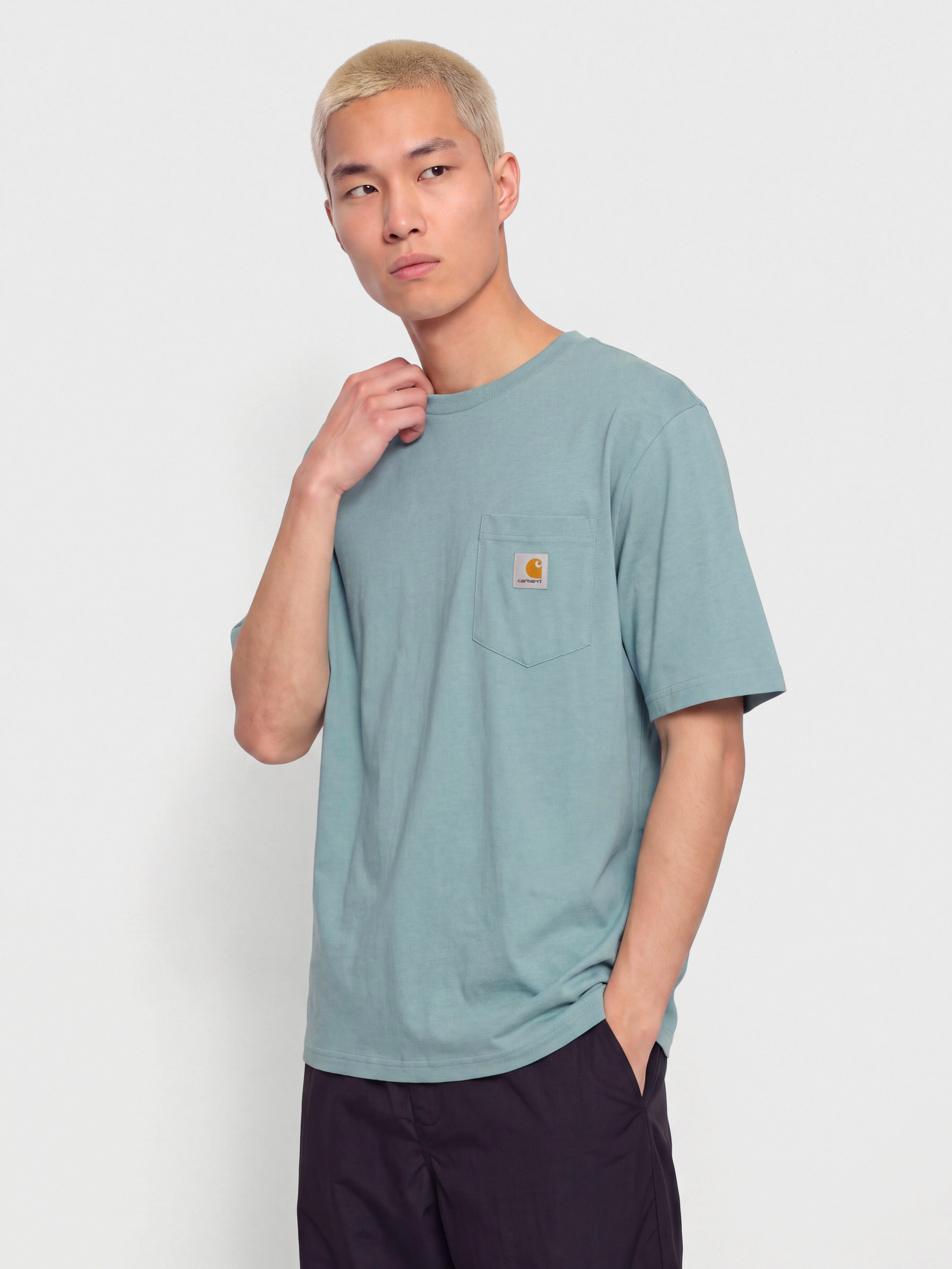 Тениска Carhartt WIP Pocket (citadel)