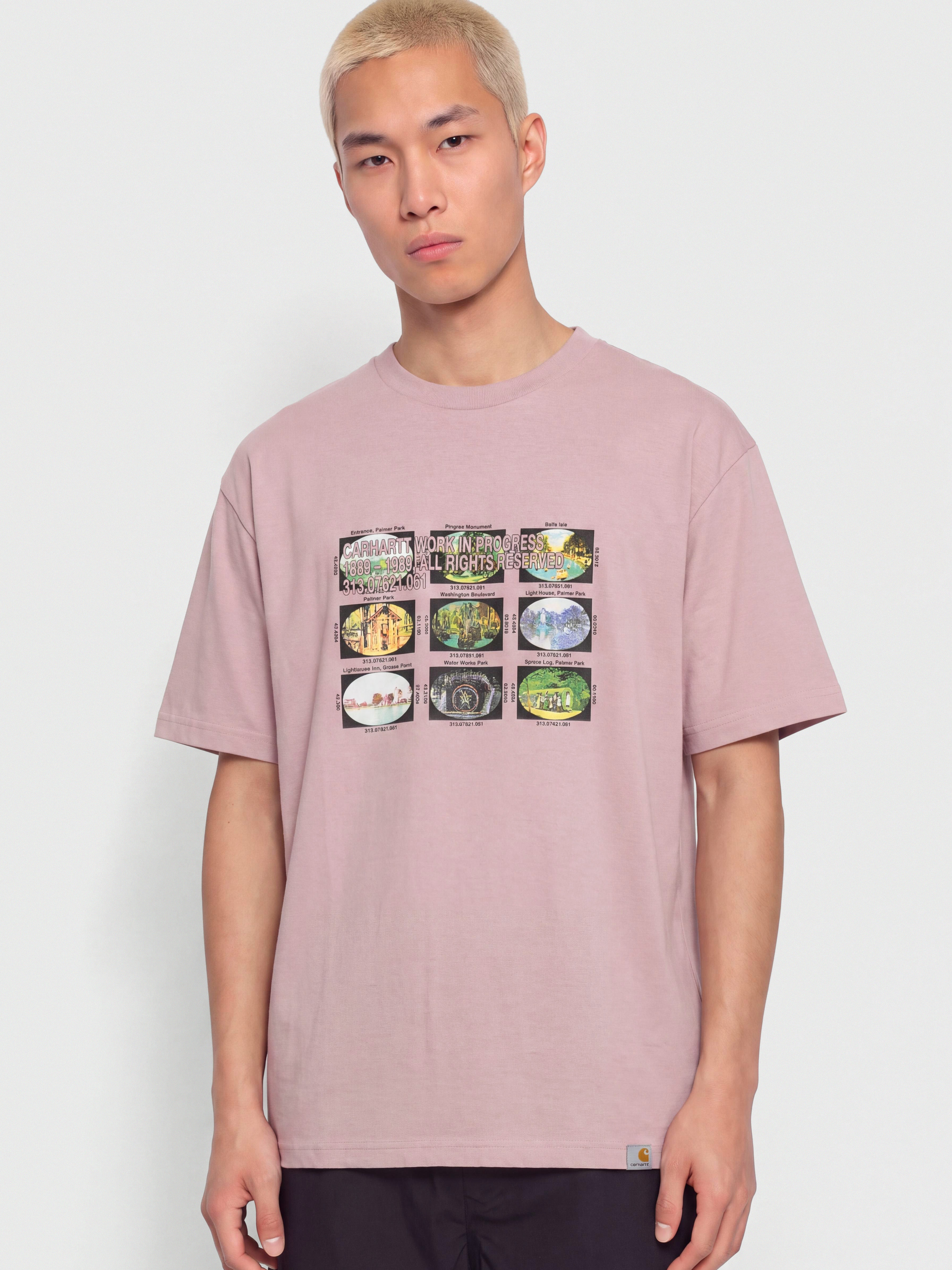 Тениска Carhartt WIP Coordinates (hortensia)