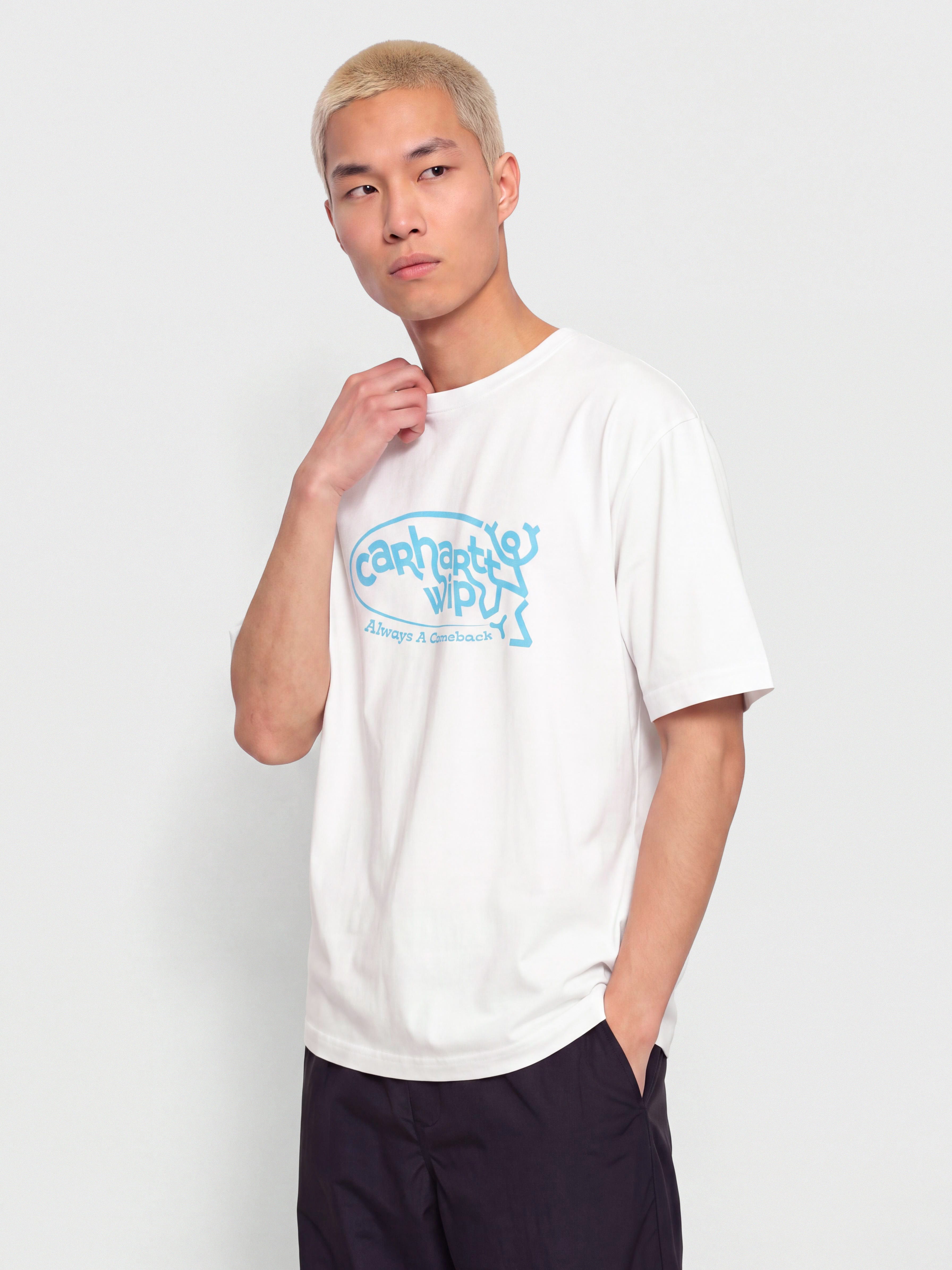 Тениска Carhartt WIP Always A Come Back (white)