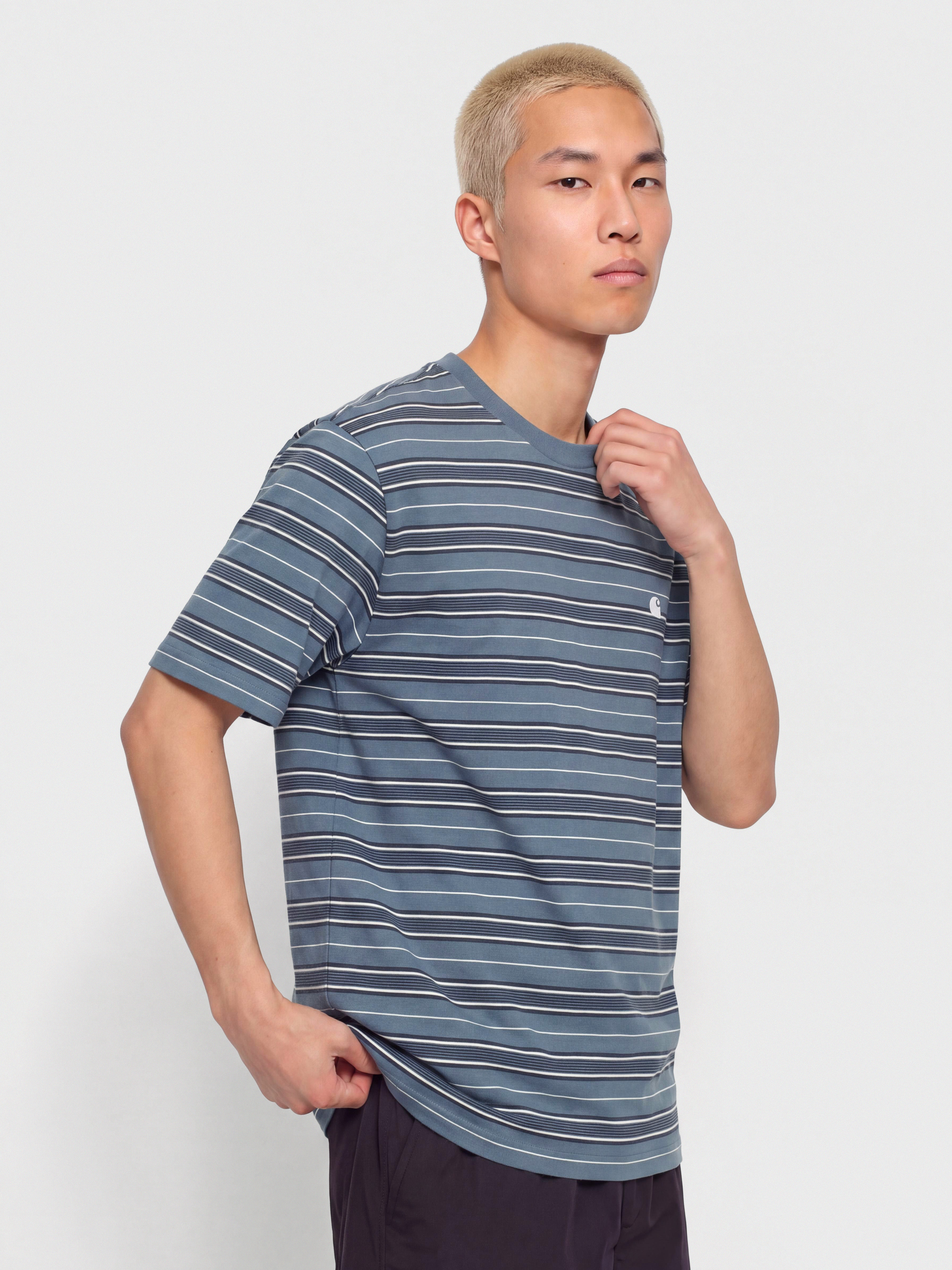 Тениска Carhartt WIP Bronson (bronson stripe icesheet)