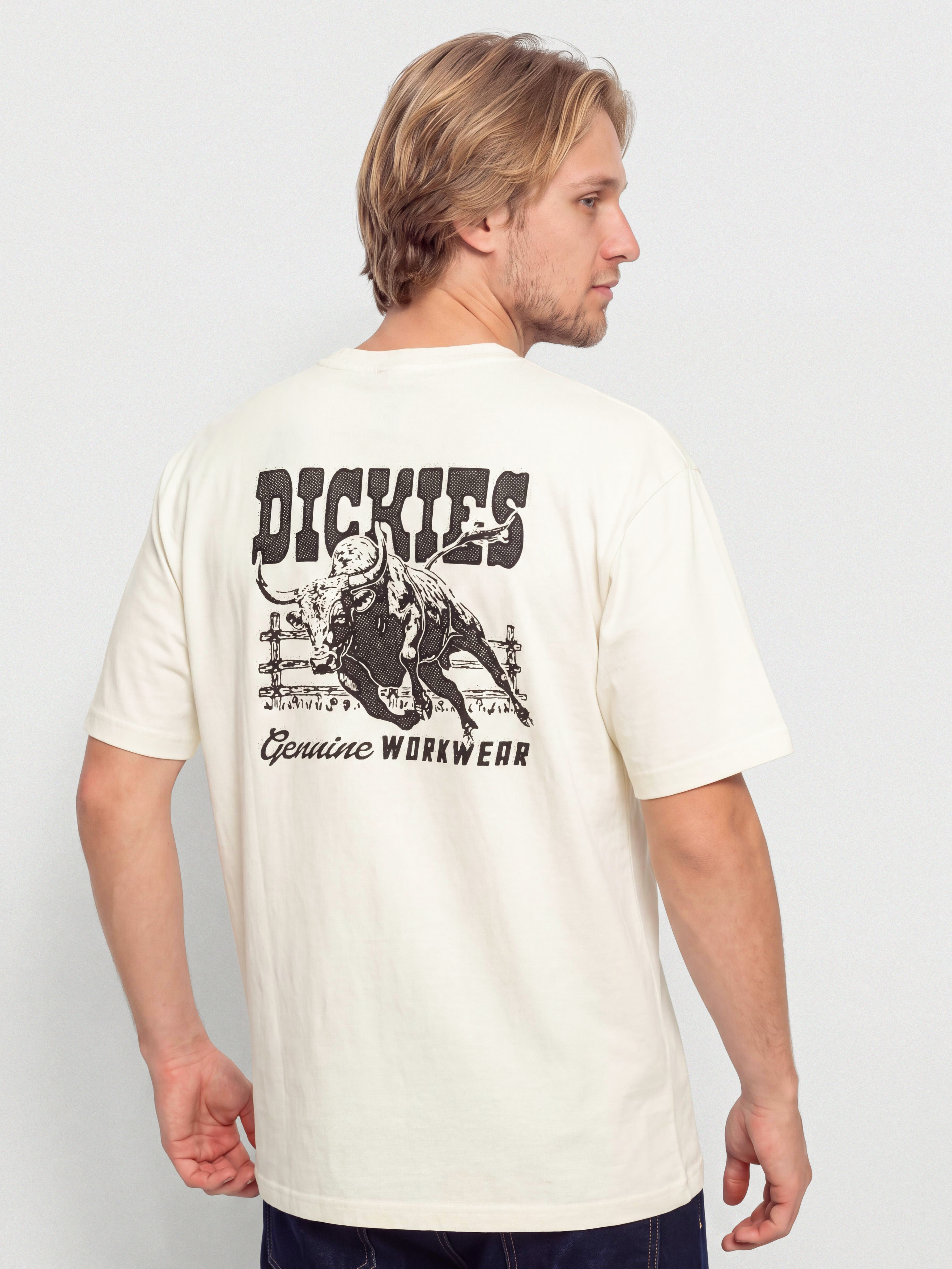 Тениска Dickies Buchtell (egret)