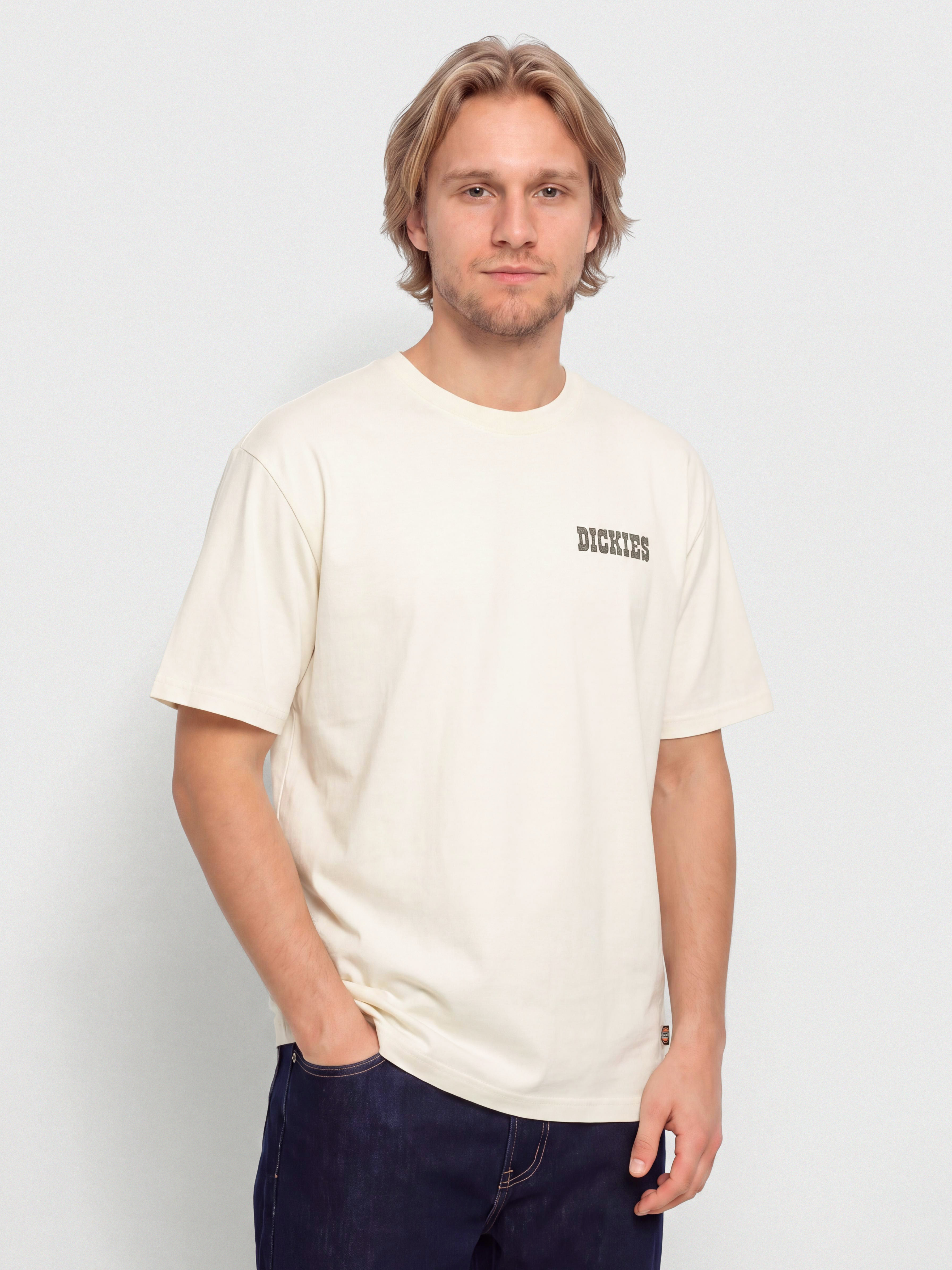 Тениска Dickies Buchtell (egret)