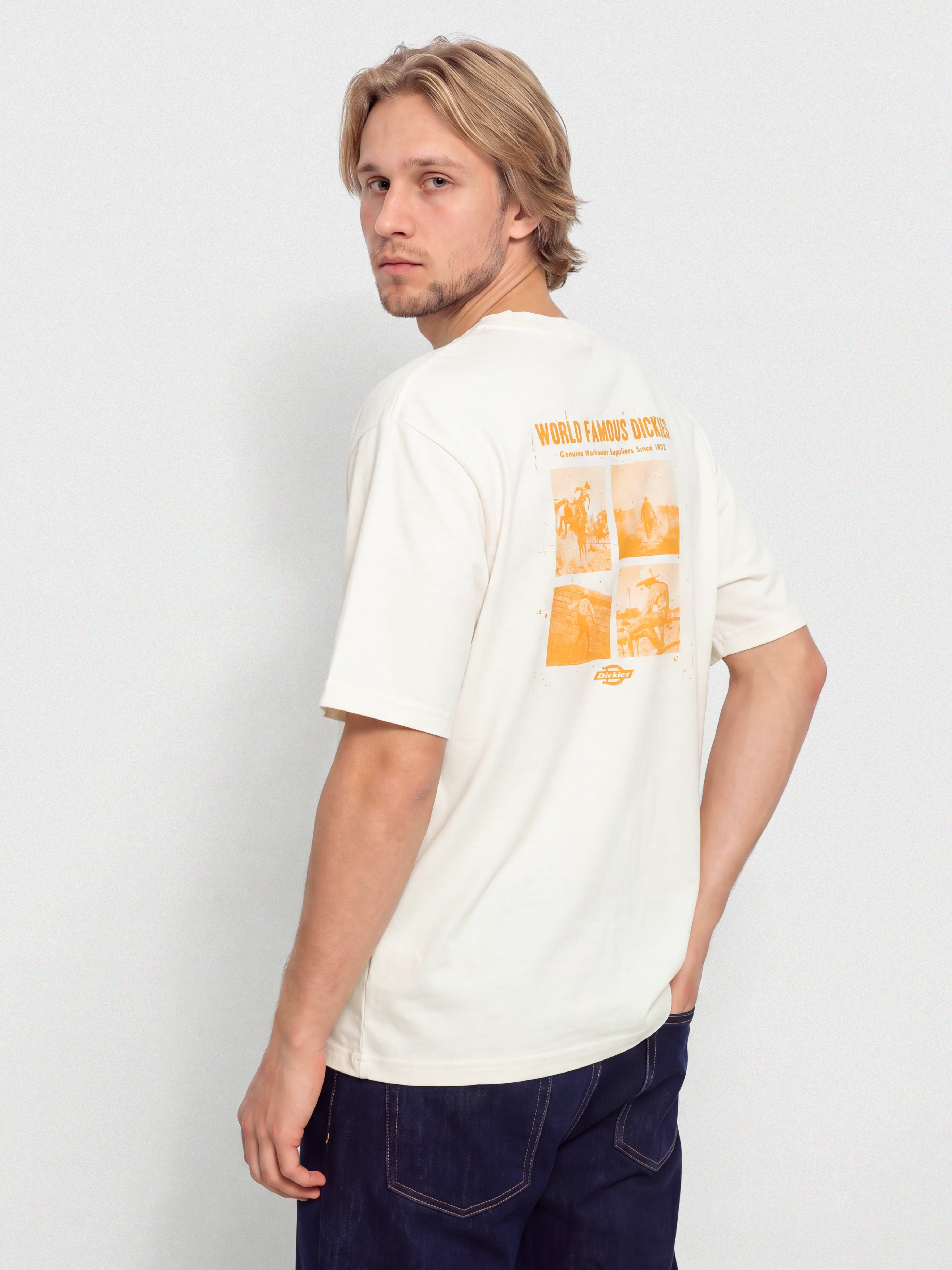 Тениска Dickies Wolfhurst (egret)