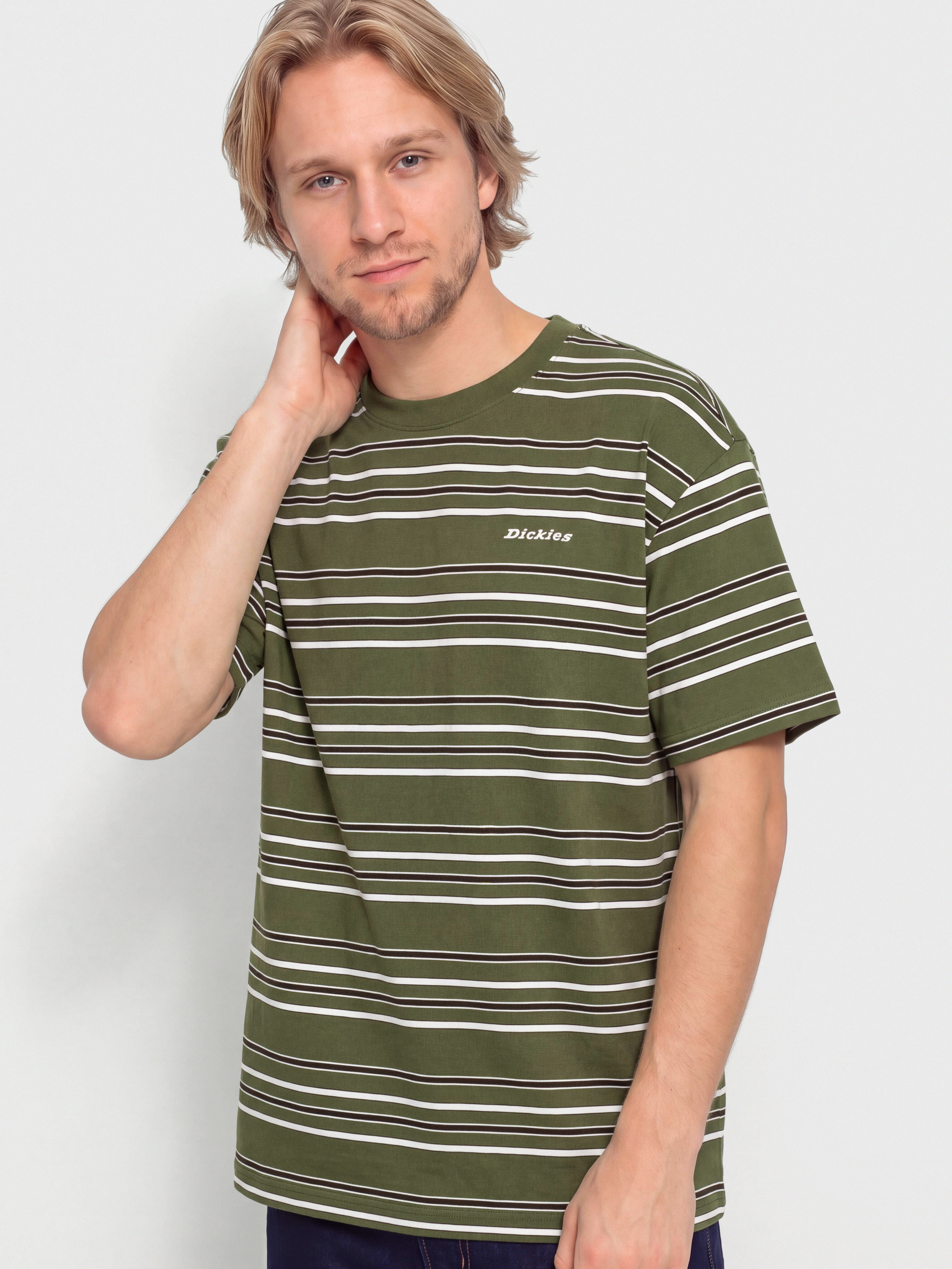 Тениска Dickies East Liberty Stripe (cypress)