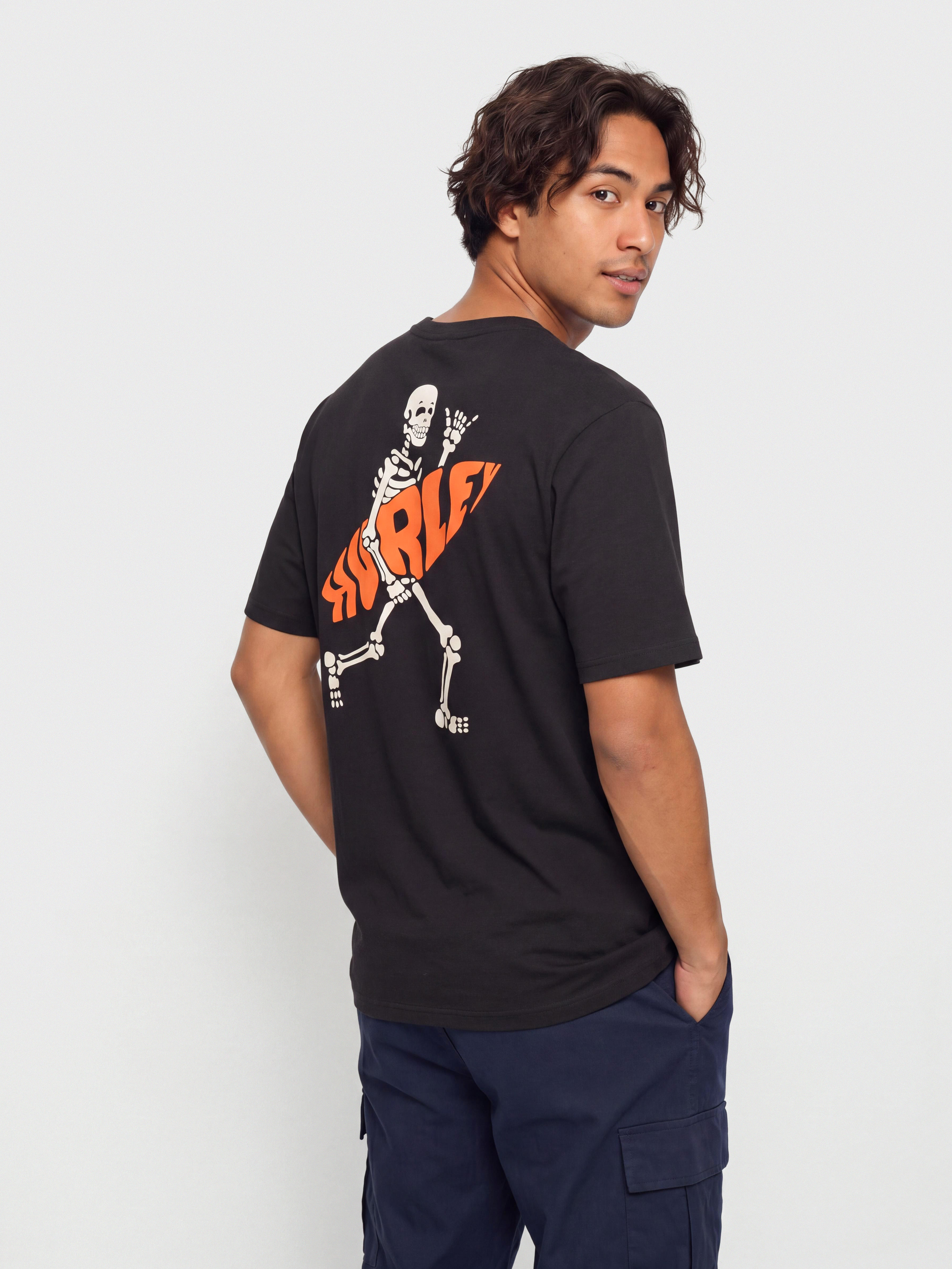 Тениска Hurley Flamingue (black)