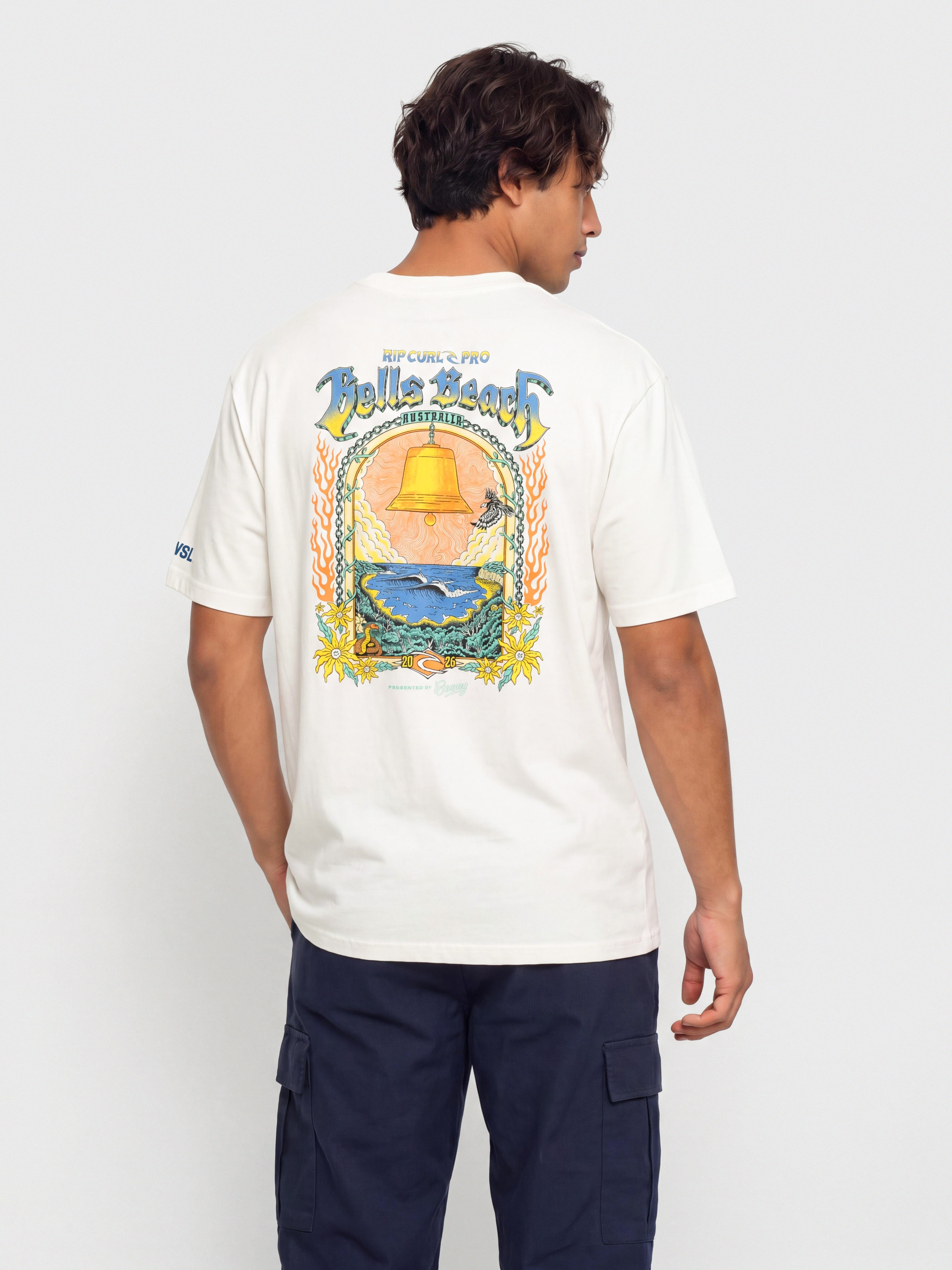 Тениска Rip Curl Bells Pro 26 Event (bone)