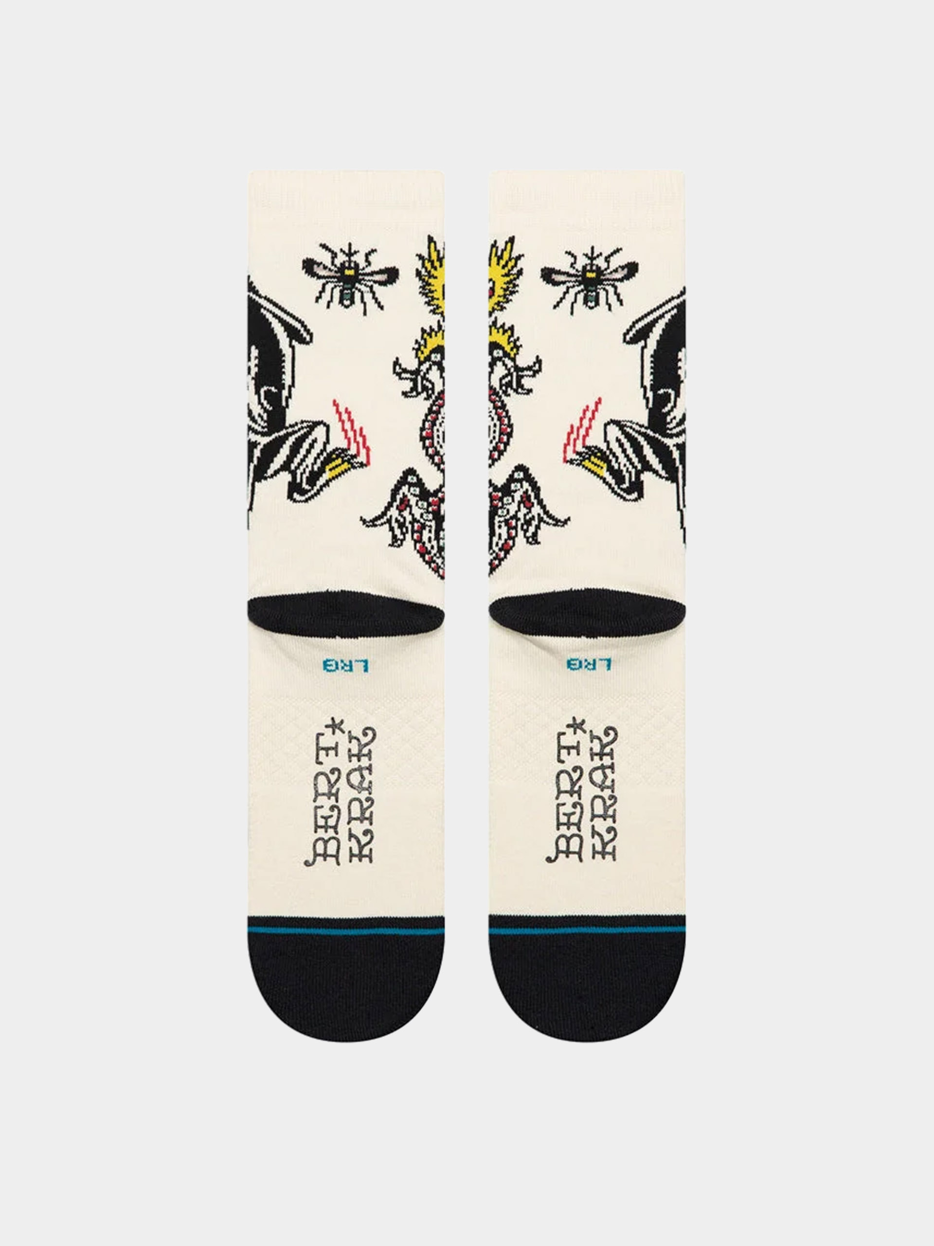 Чорапи Stance Battle Crew (cream)