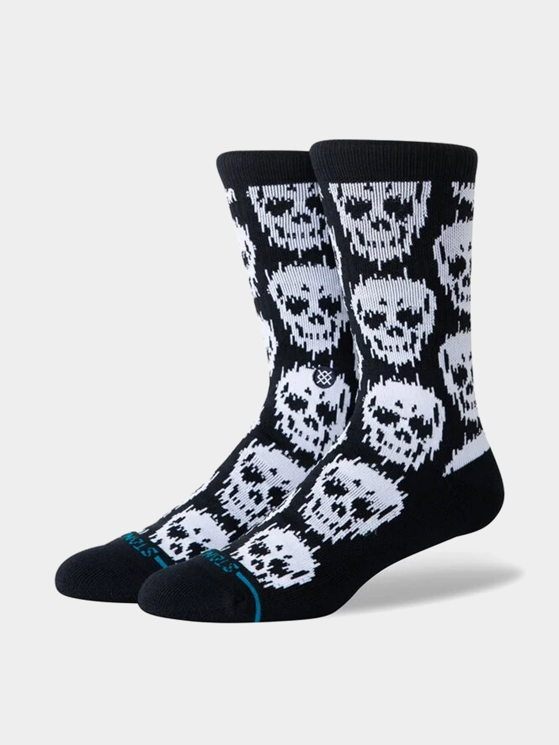 Чорапи Stance Static Skull Crew (black)