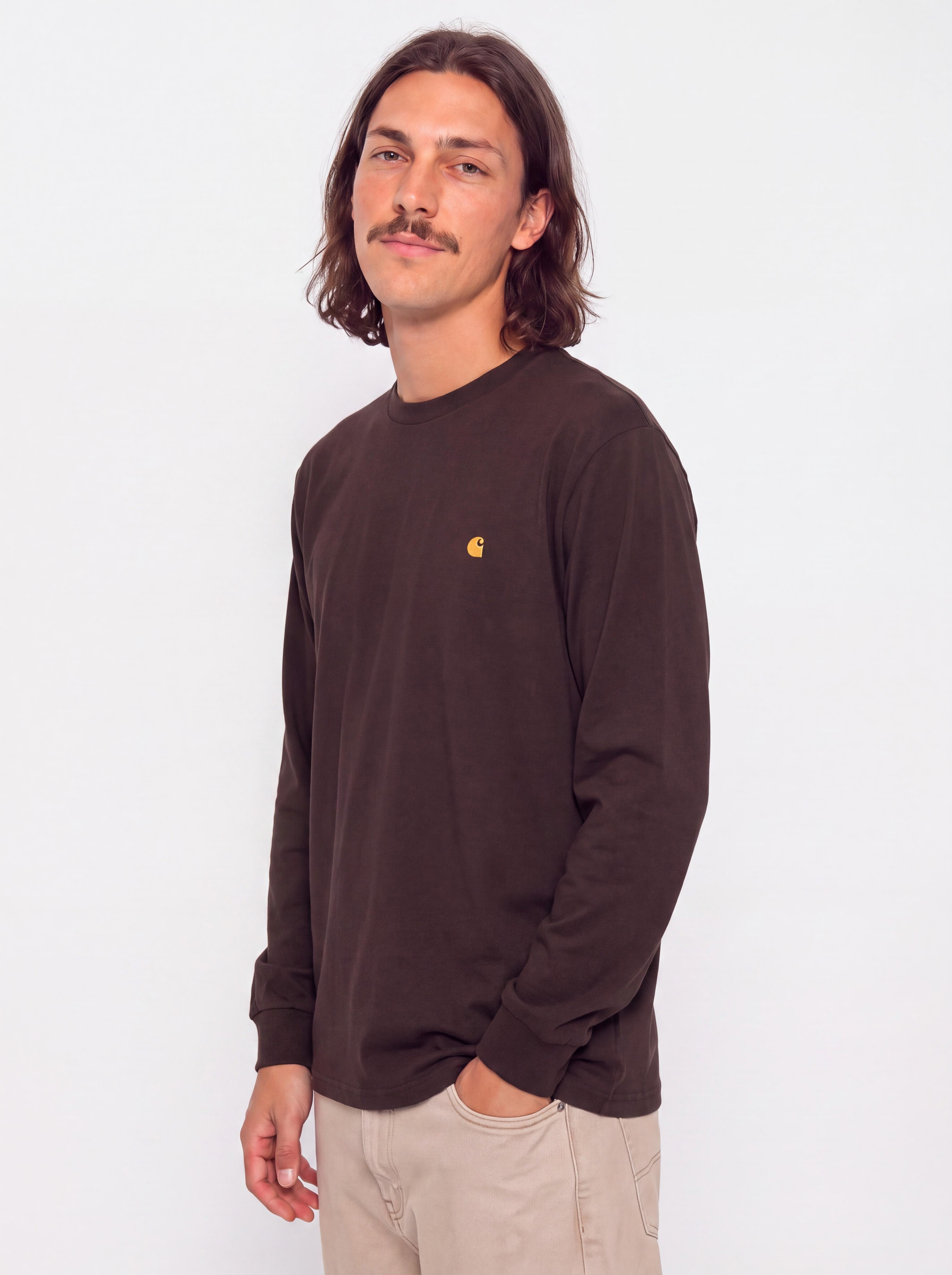 u0411u043bu0443u0437u0430 Carhartt WIP Chase (palisander/gold)