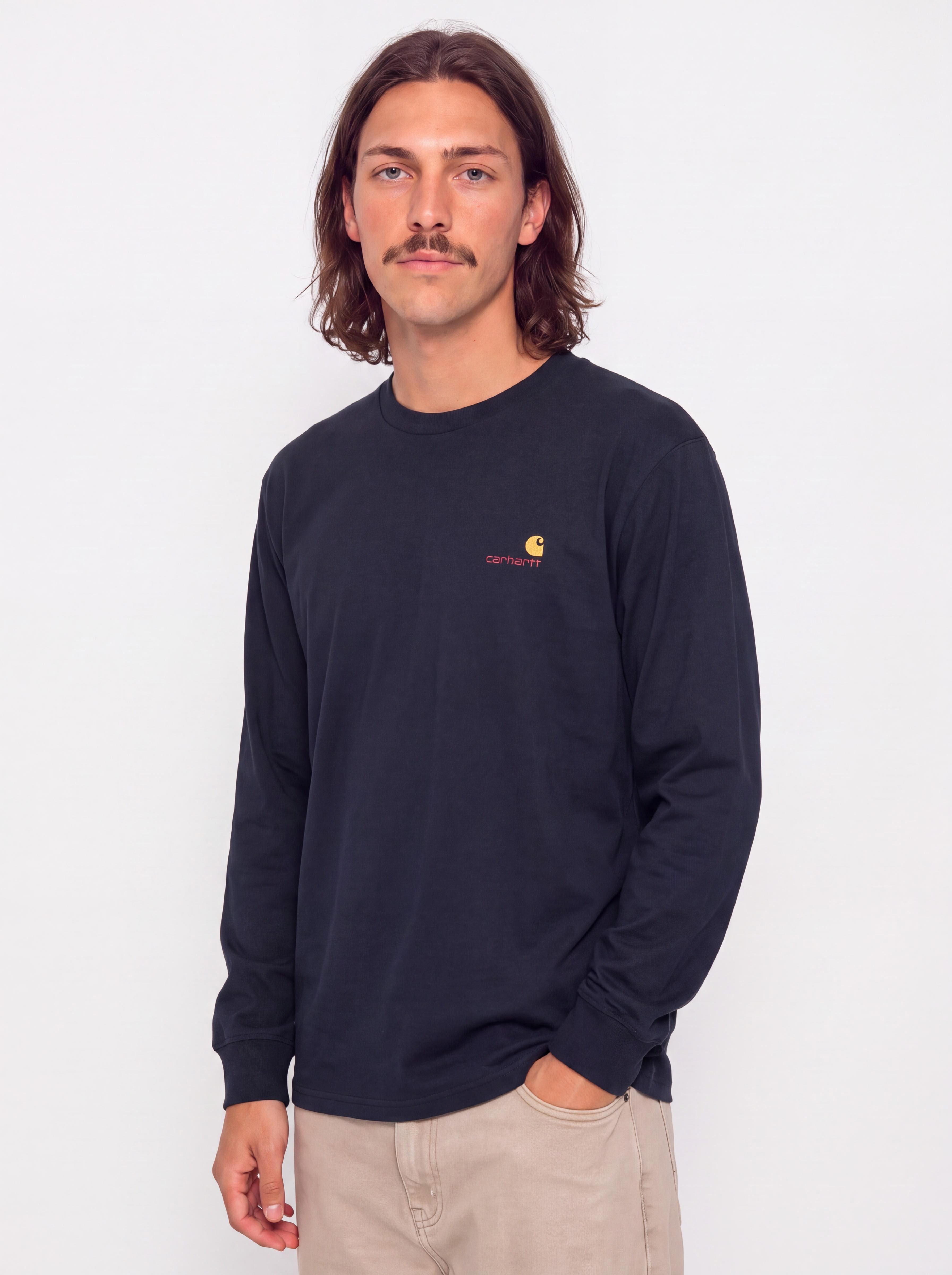 Блуза Carhartt WIP American Script (deep night)