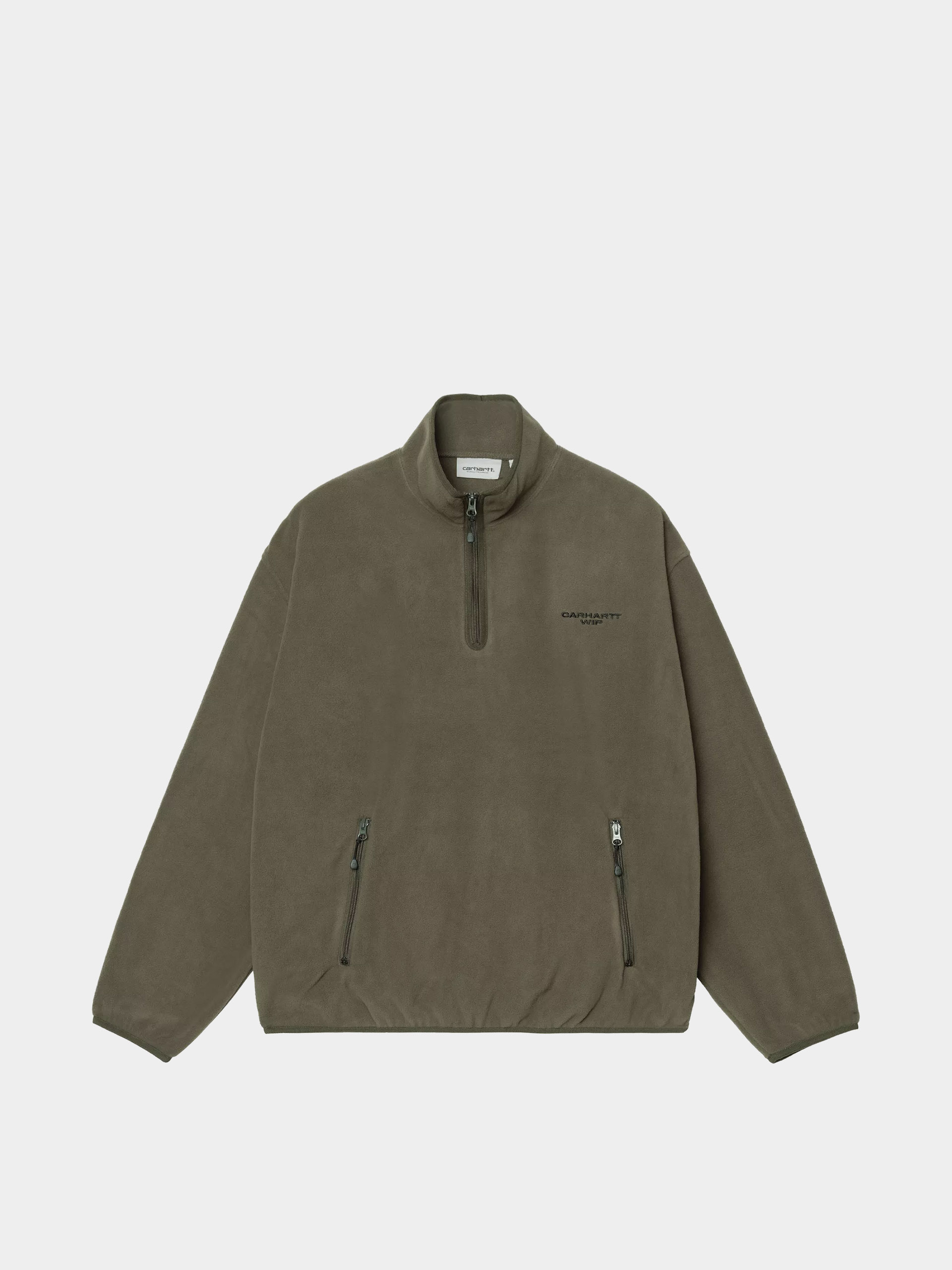 Поларени суитшърт Carhartt WIP Edmore Half Zip (cypress/black)