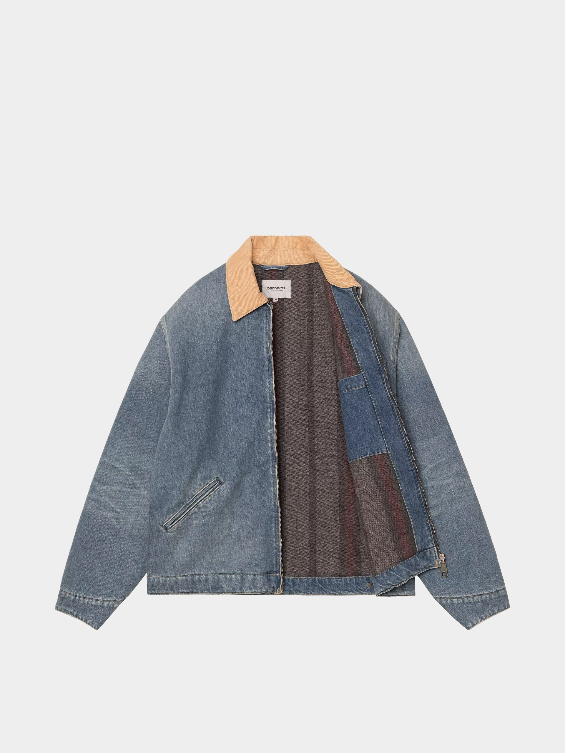 Яке Carhartt WIP OG Detroit (blue/dusty h brown/old used wash)