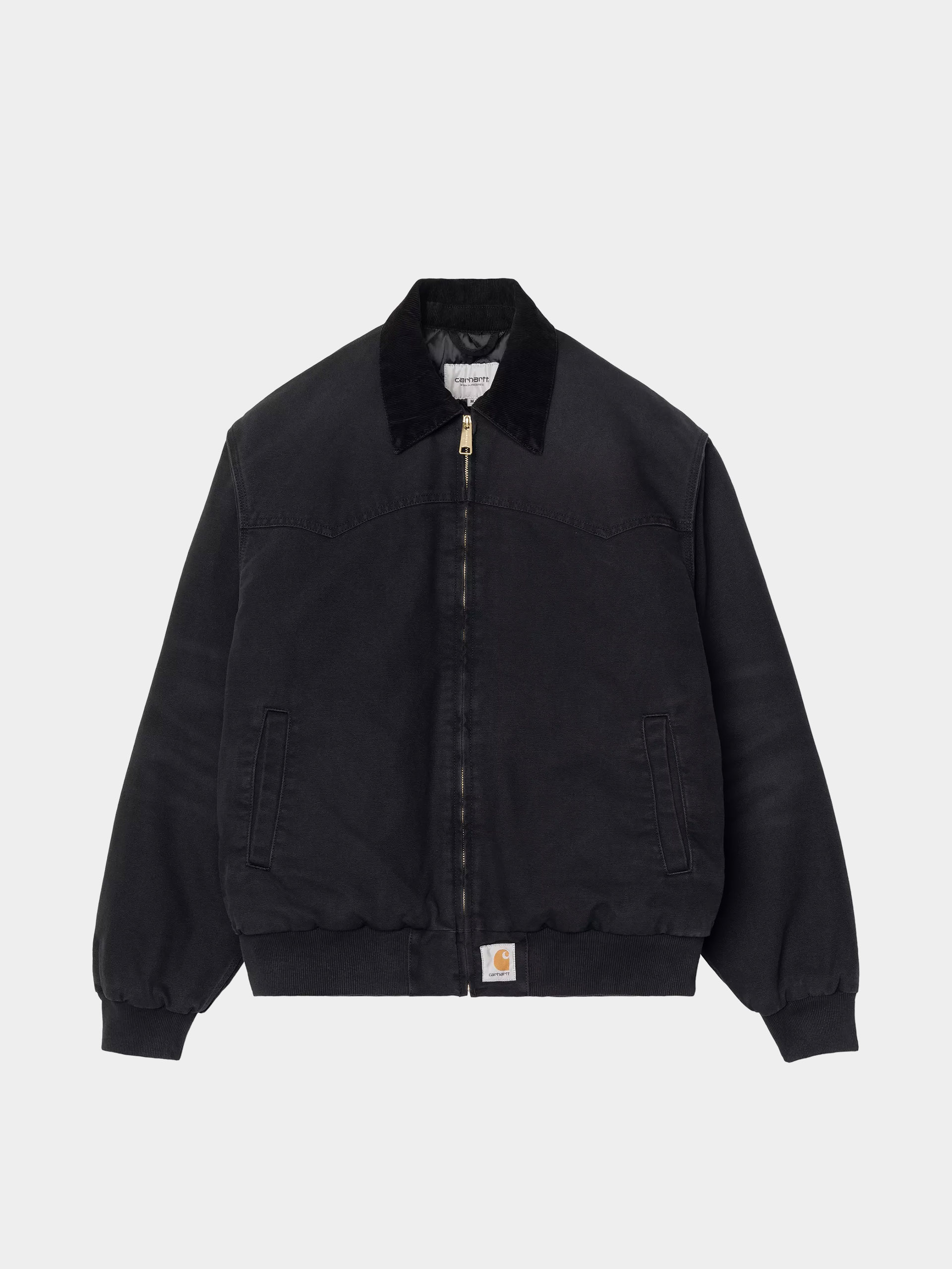 Яке Carhartt WIP OG Santa Fe (black/black/stone canvas)