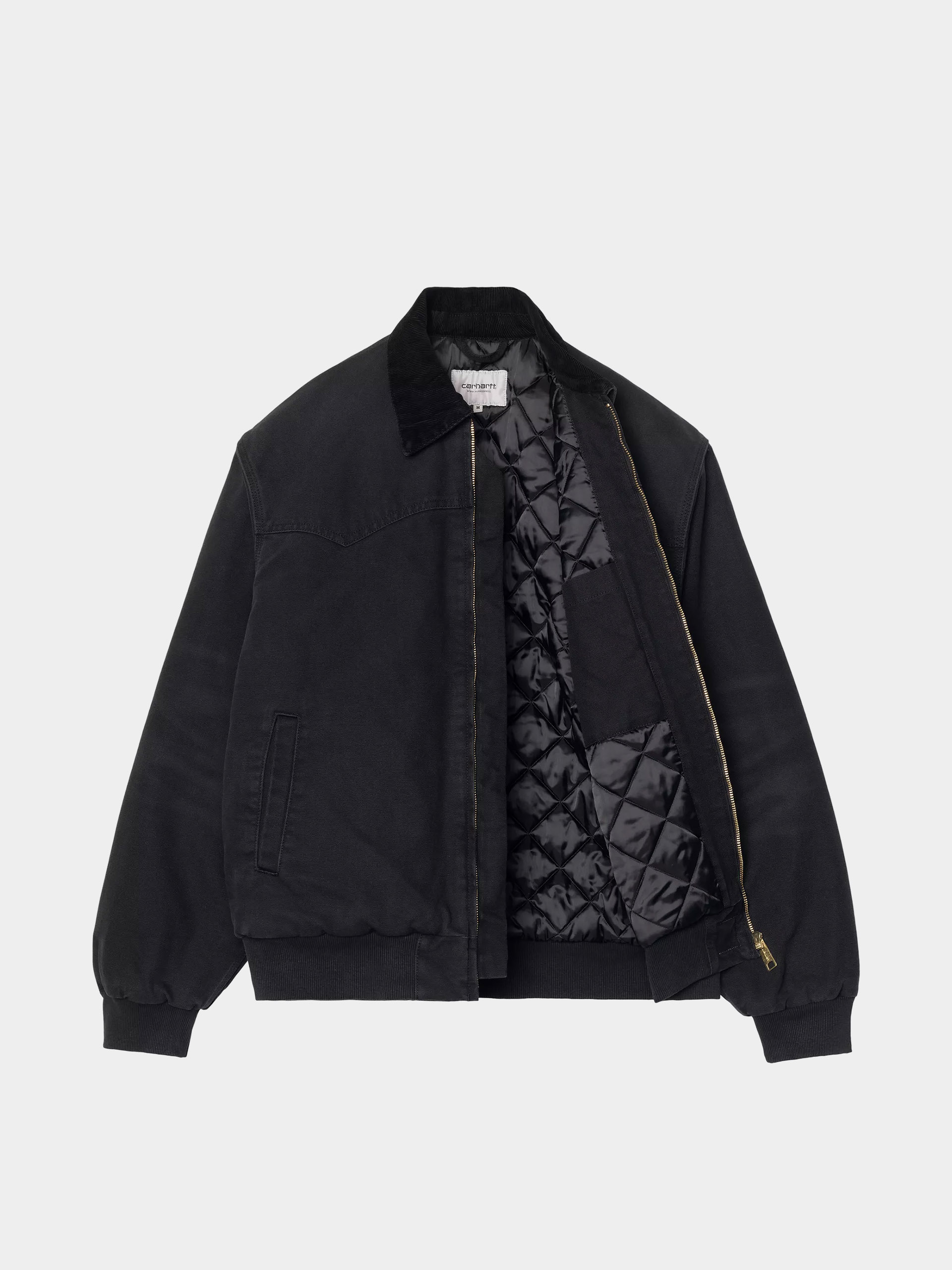 Яке Carhartt WIP OG Santa Fe (black/black/stone canvas)