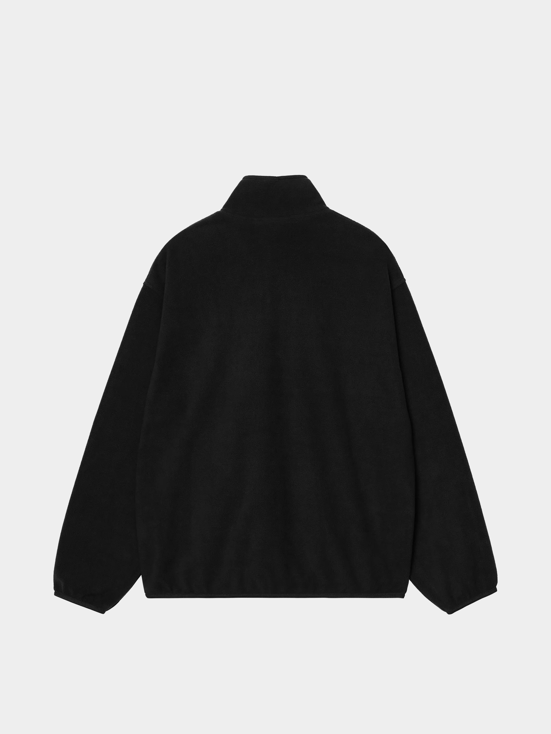 Мъжки Поларени суитшърт Carhartt WIP Edmore Half Zip (black/white)