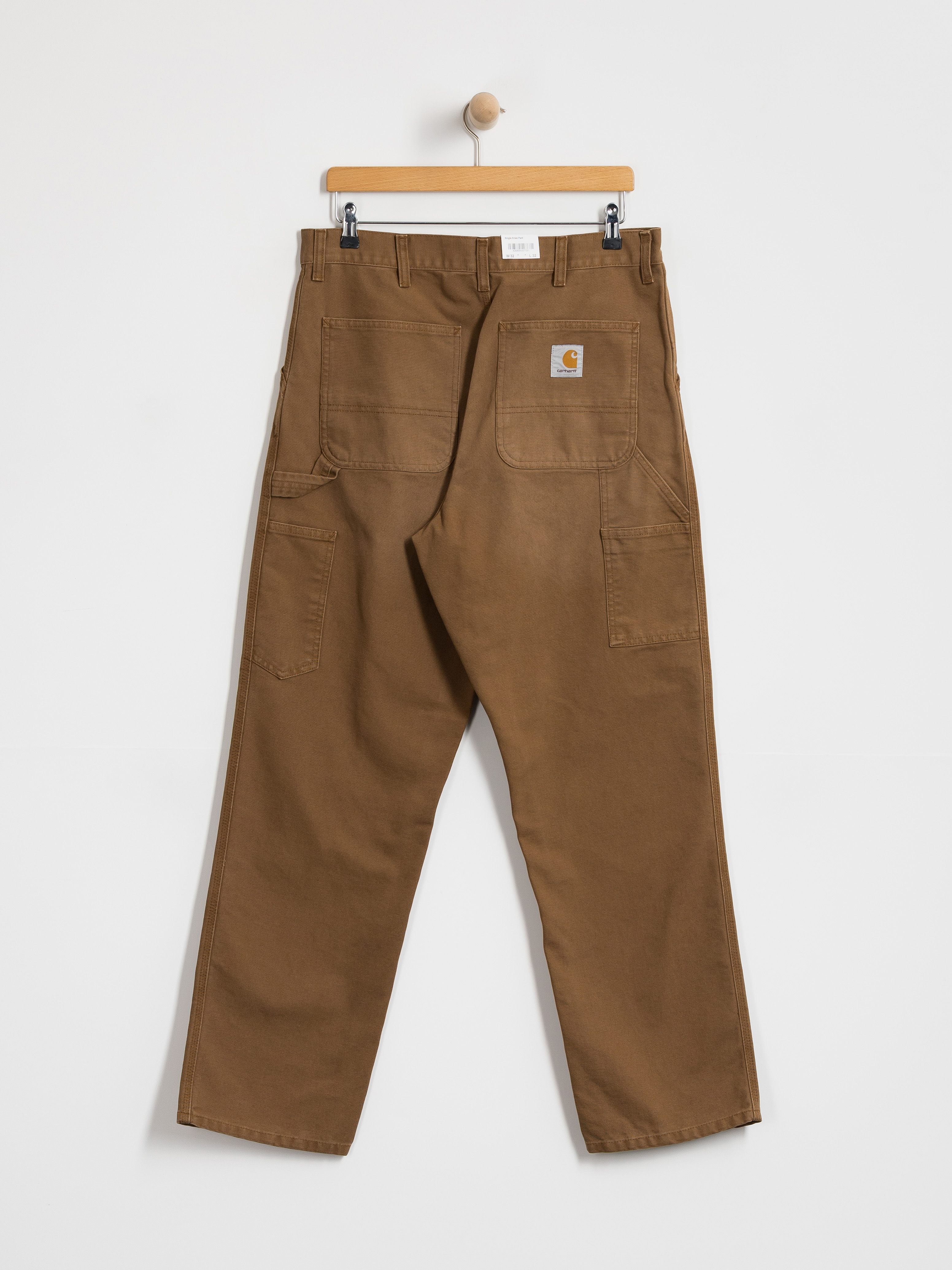 Панталони Carhartt WIP Single Knee (wip h brown/stone canvas)