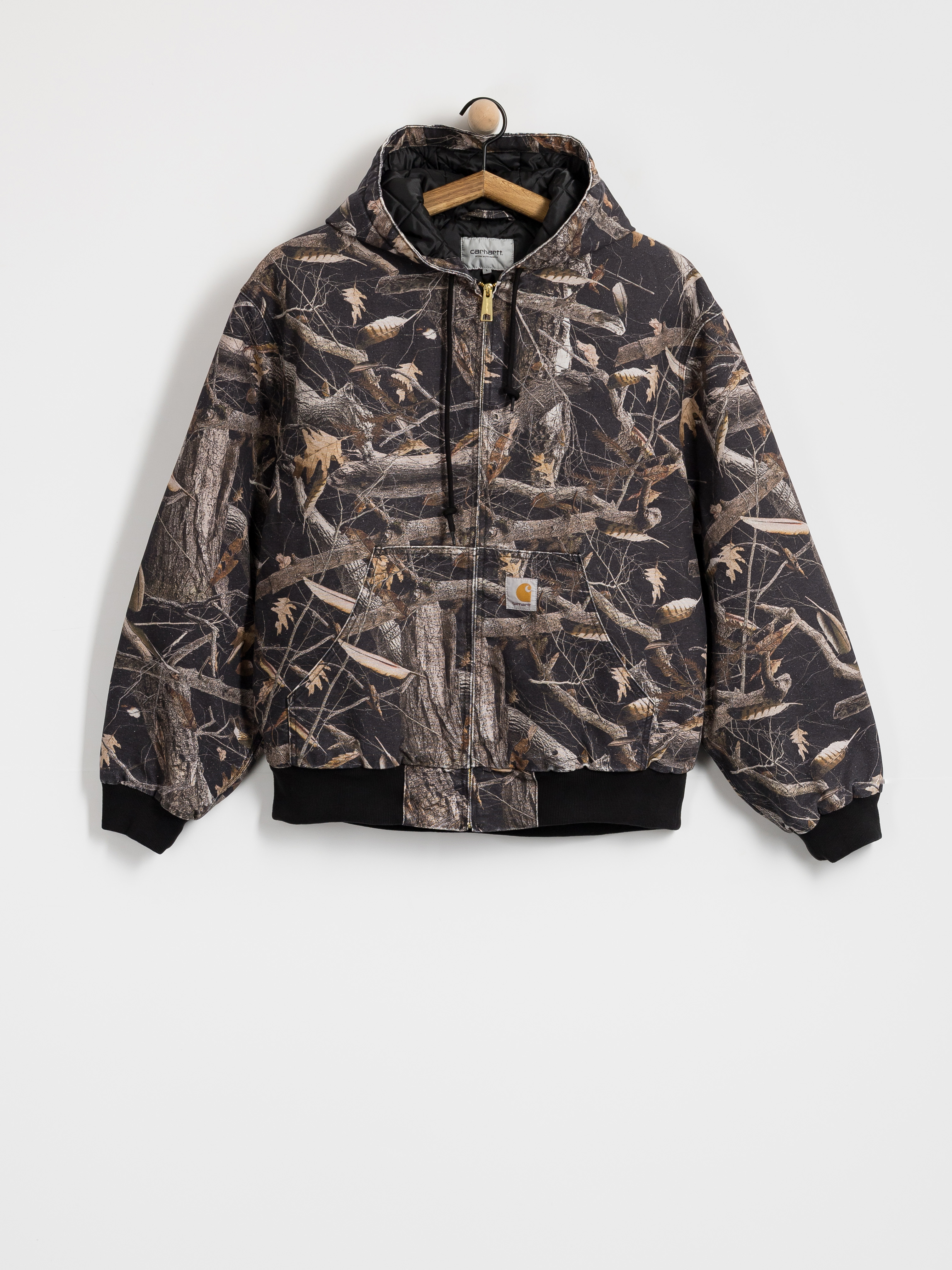 Яке Carhartt WIP OG Active (camo feather tree black/heavy stone wash)