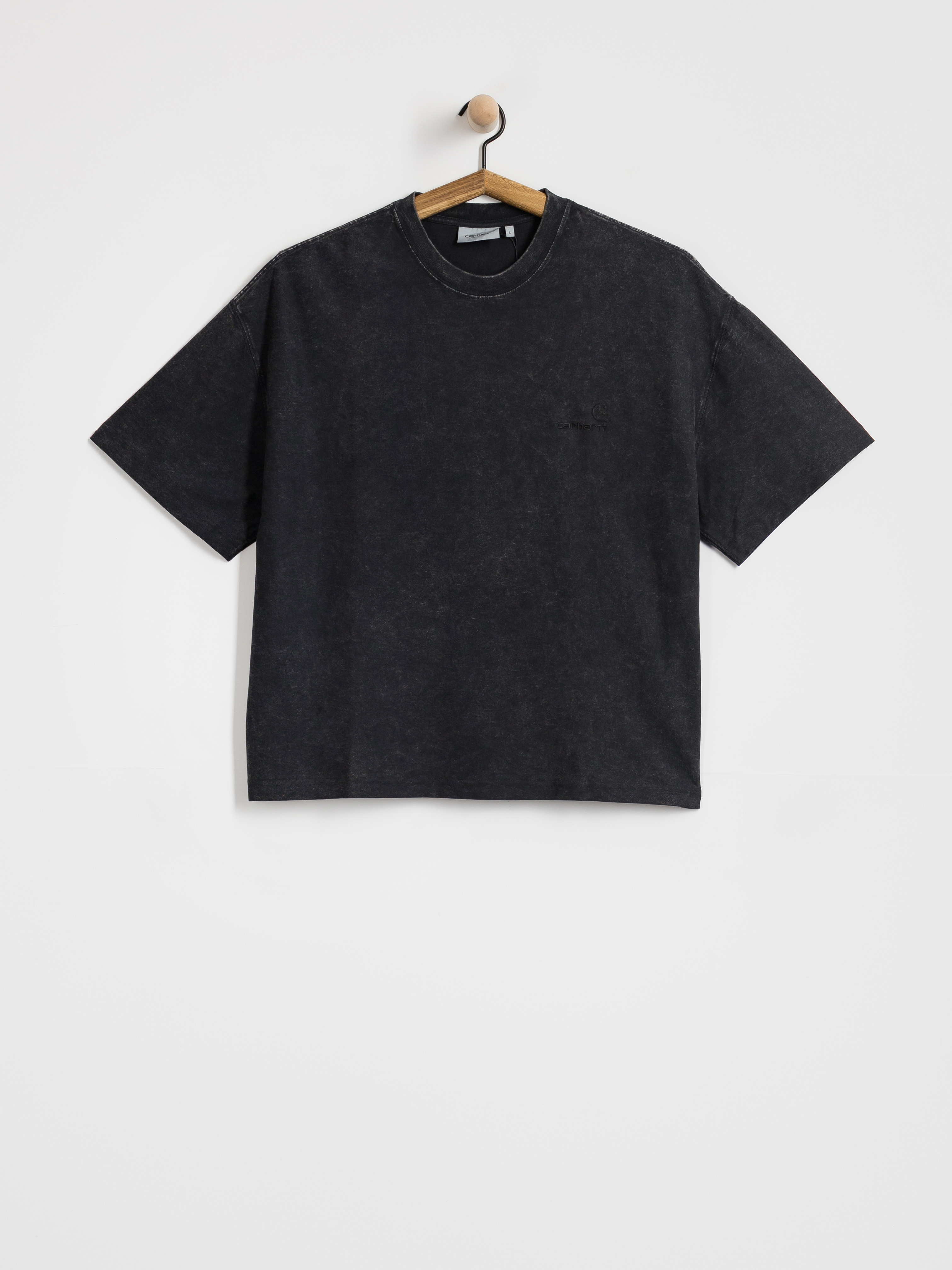 Тениска Carhartt WIP Lambert (black/moon wash)