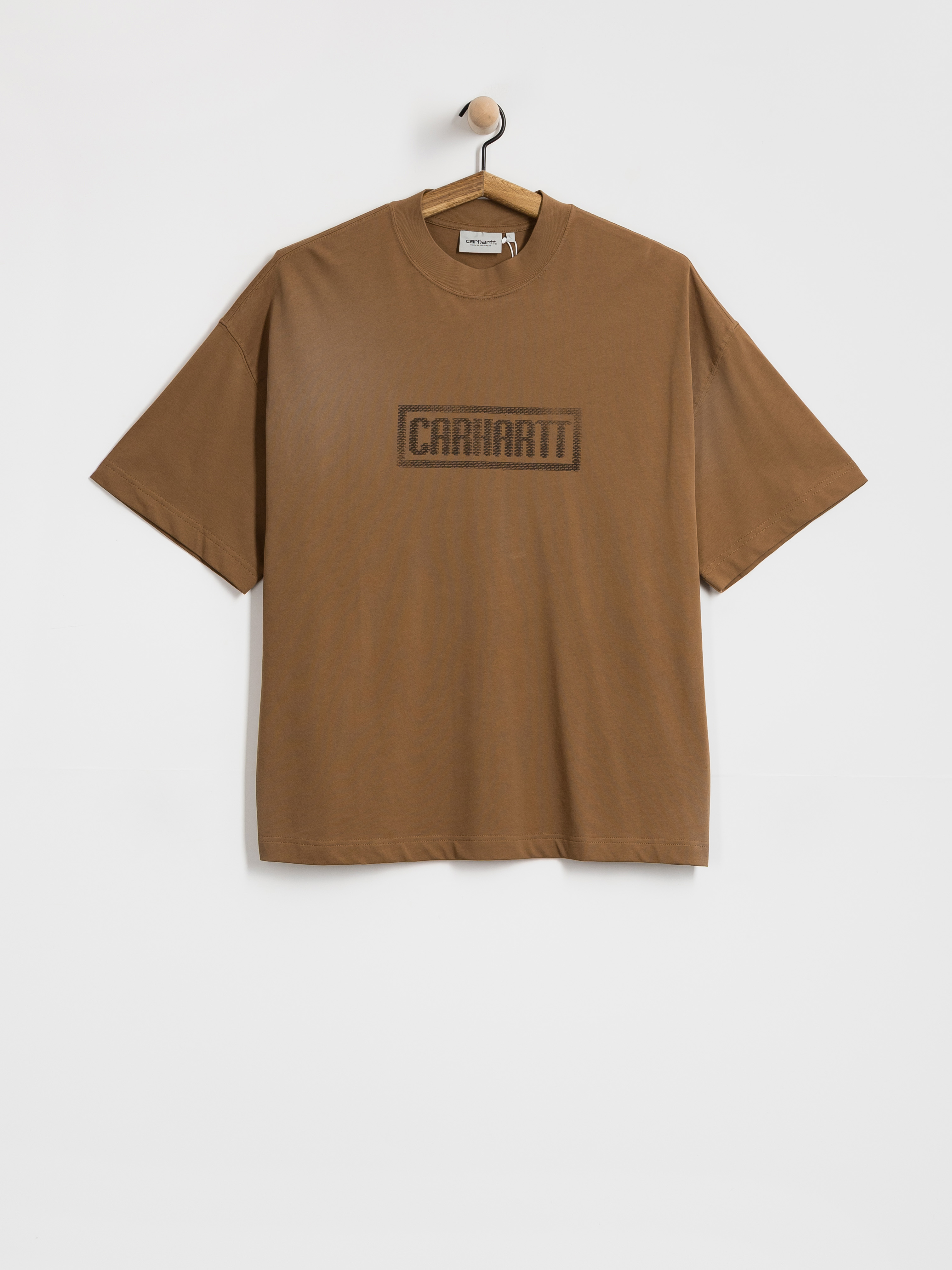 Тениска Carhartt WIP Bricky Man (wip h brown/stone dyed)