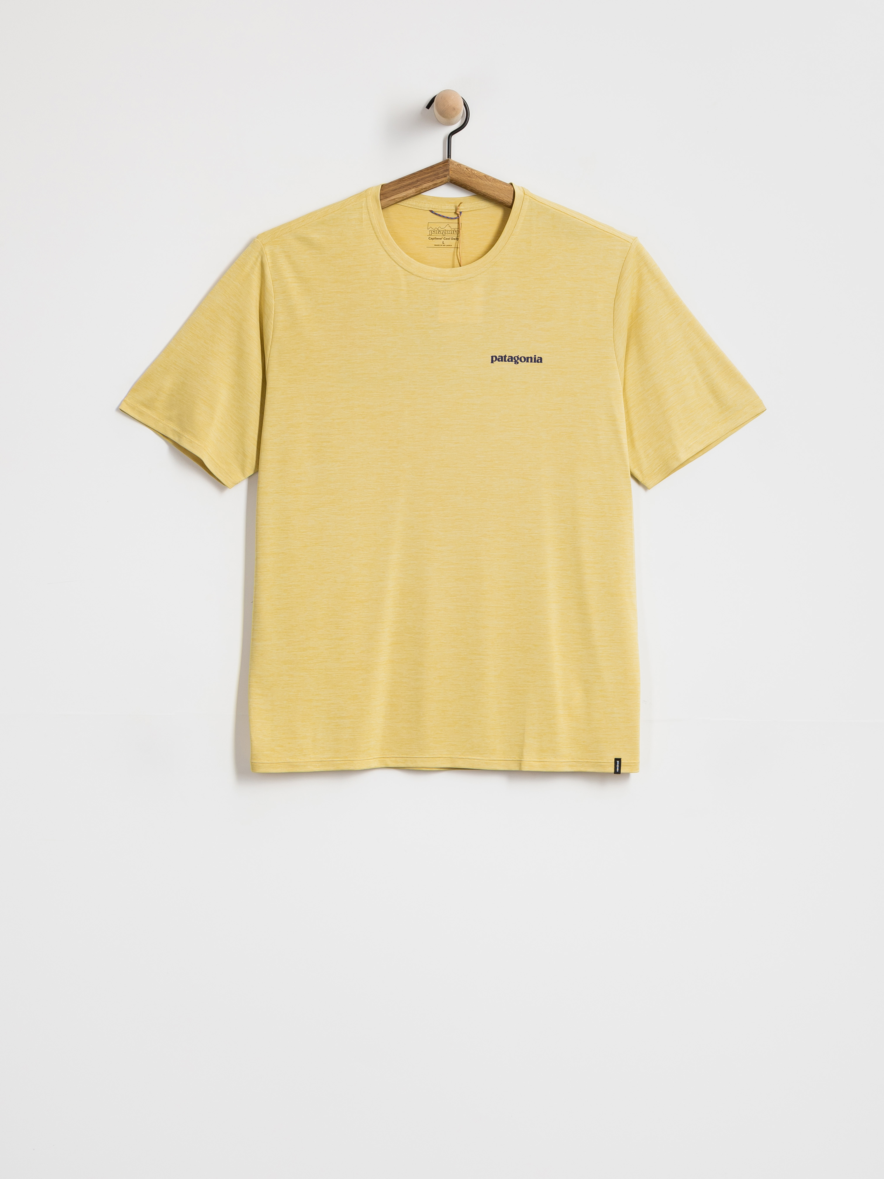 Тениска Patagonia Cap Cool Daily Boardshort Logo (limestone yellow light limestone yellow x dye)