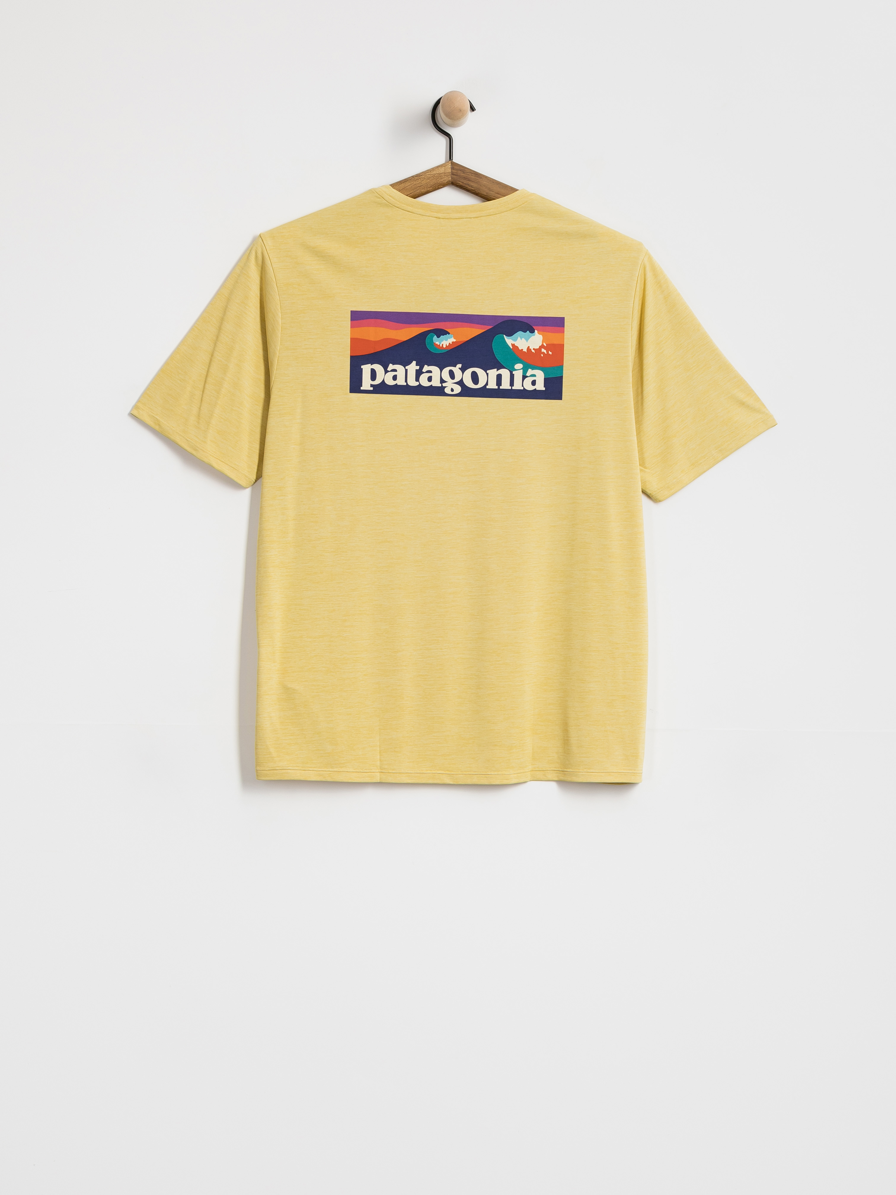Тениска Patagonia Cap Cool Daily Boardshort Logo (limestone yellow light limestone yellow x dye)