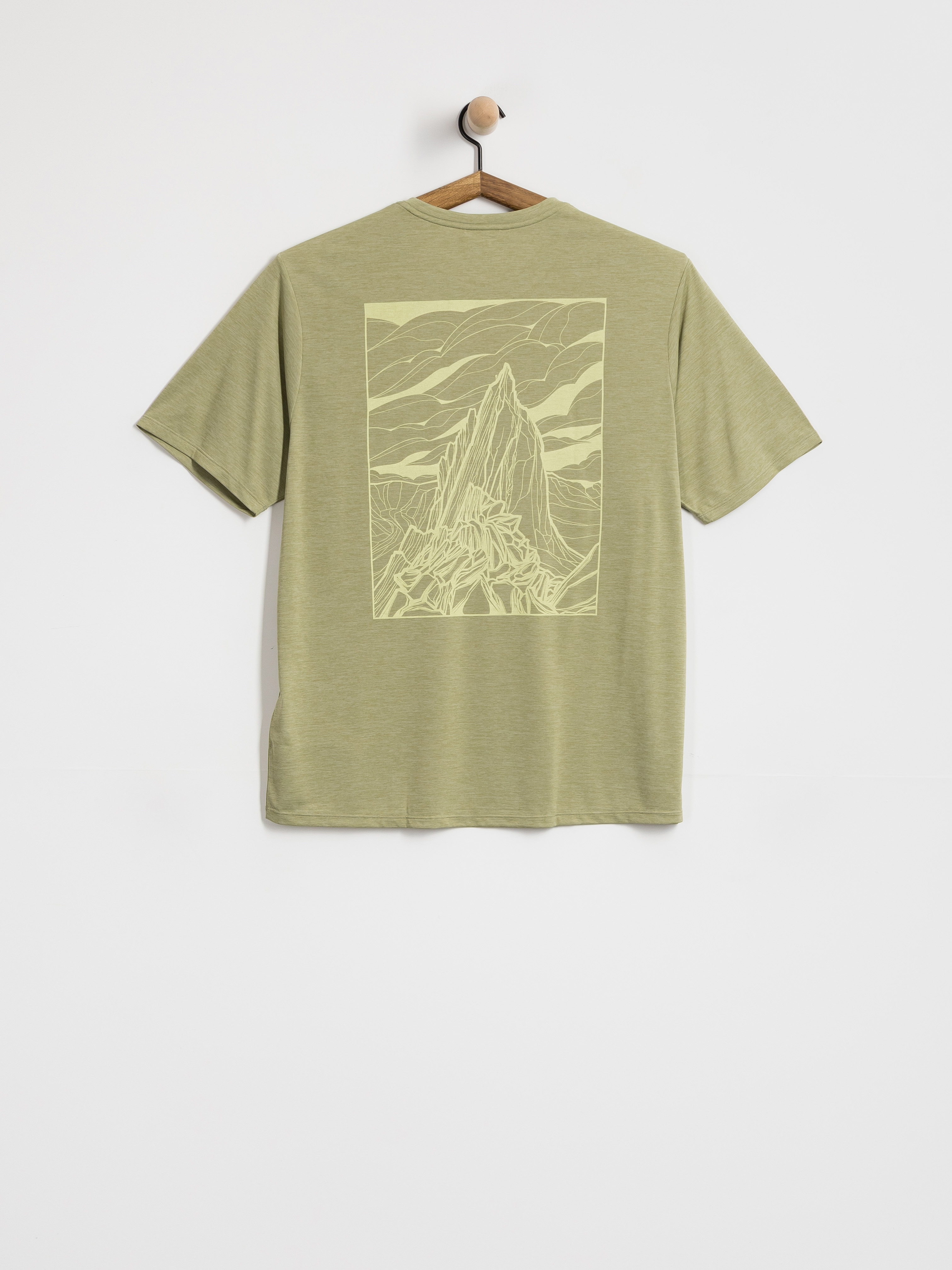 Тениска Patagonia Cap Cool Daily Cloud Crag (gumtree green light gumtree green x dye)