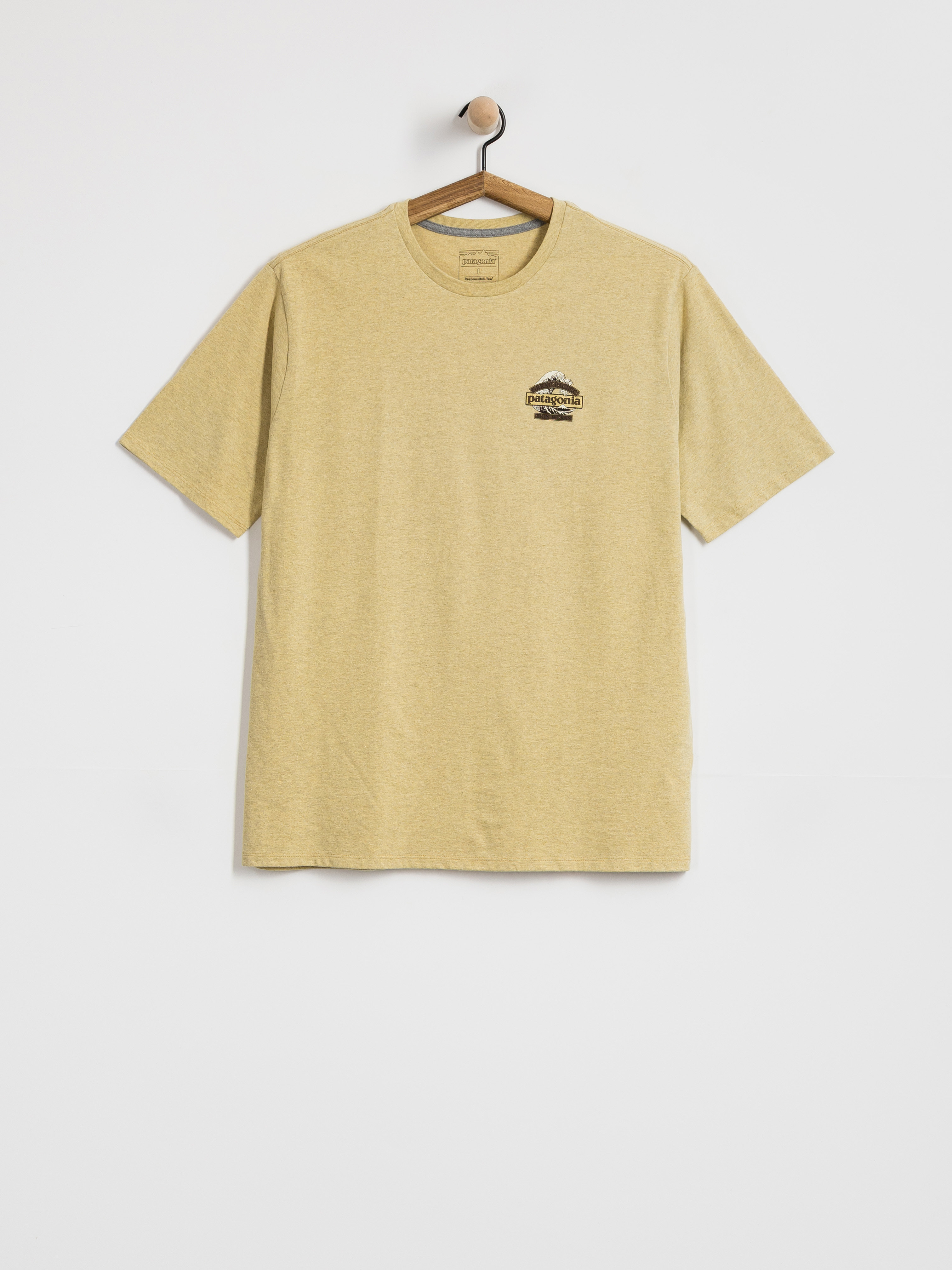Тениска Patagonia Great Waves Responsibili (lynx tan)