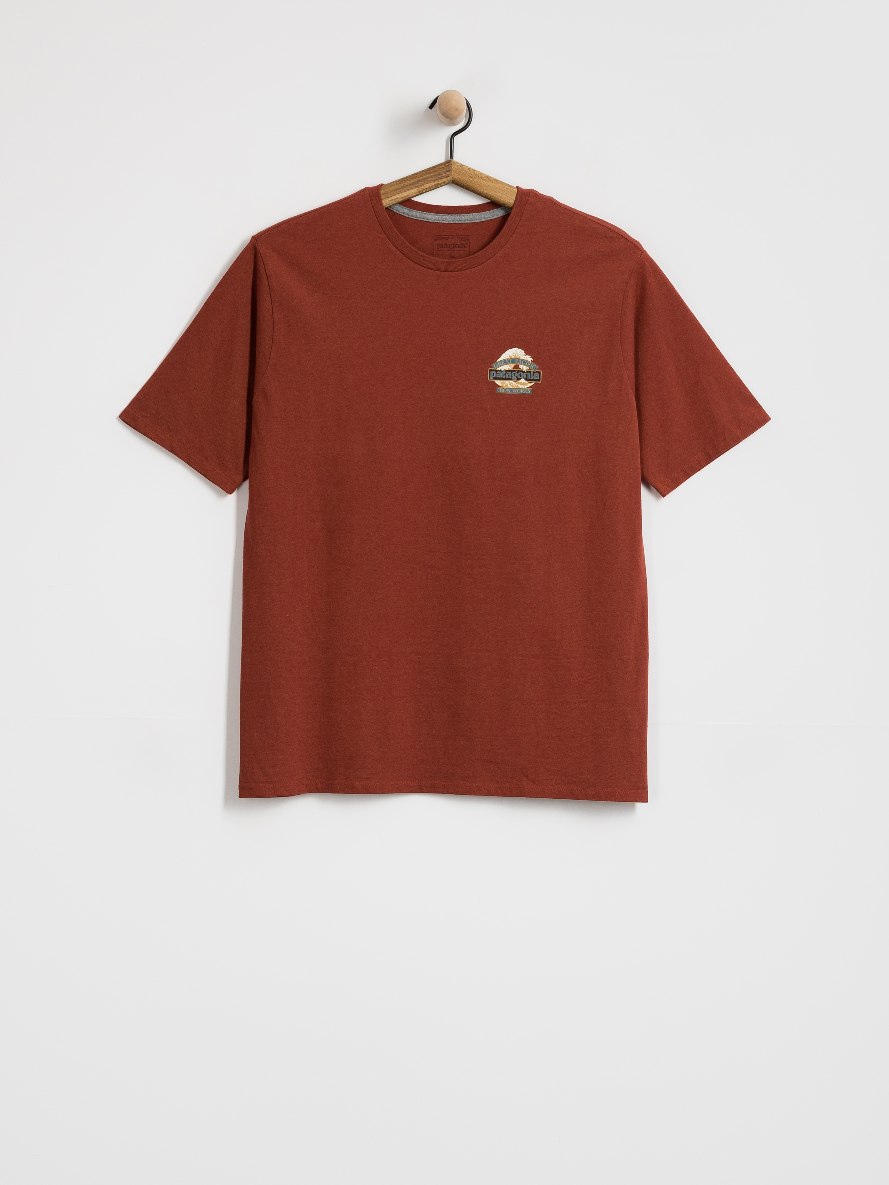 Тениска Patagonia Great Waves Responsibili (rusty red)