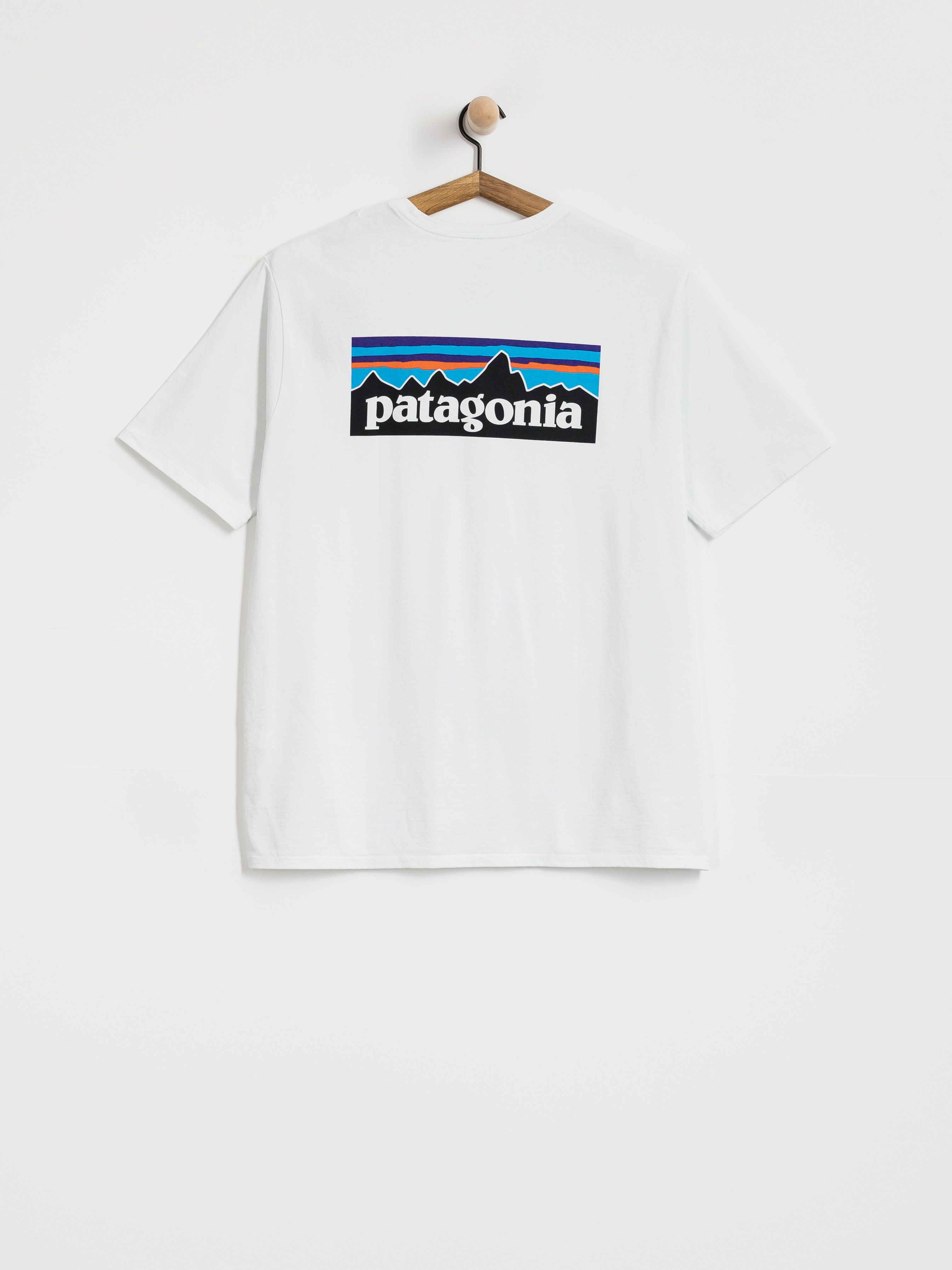 Тениска Patagonia P 6 Logo Responsibili (fiber white)
