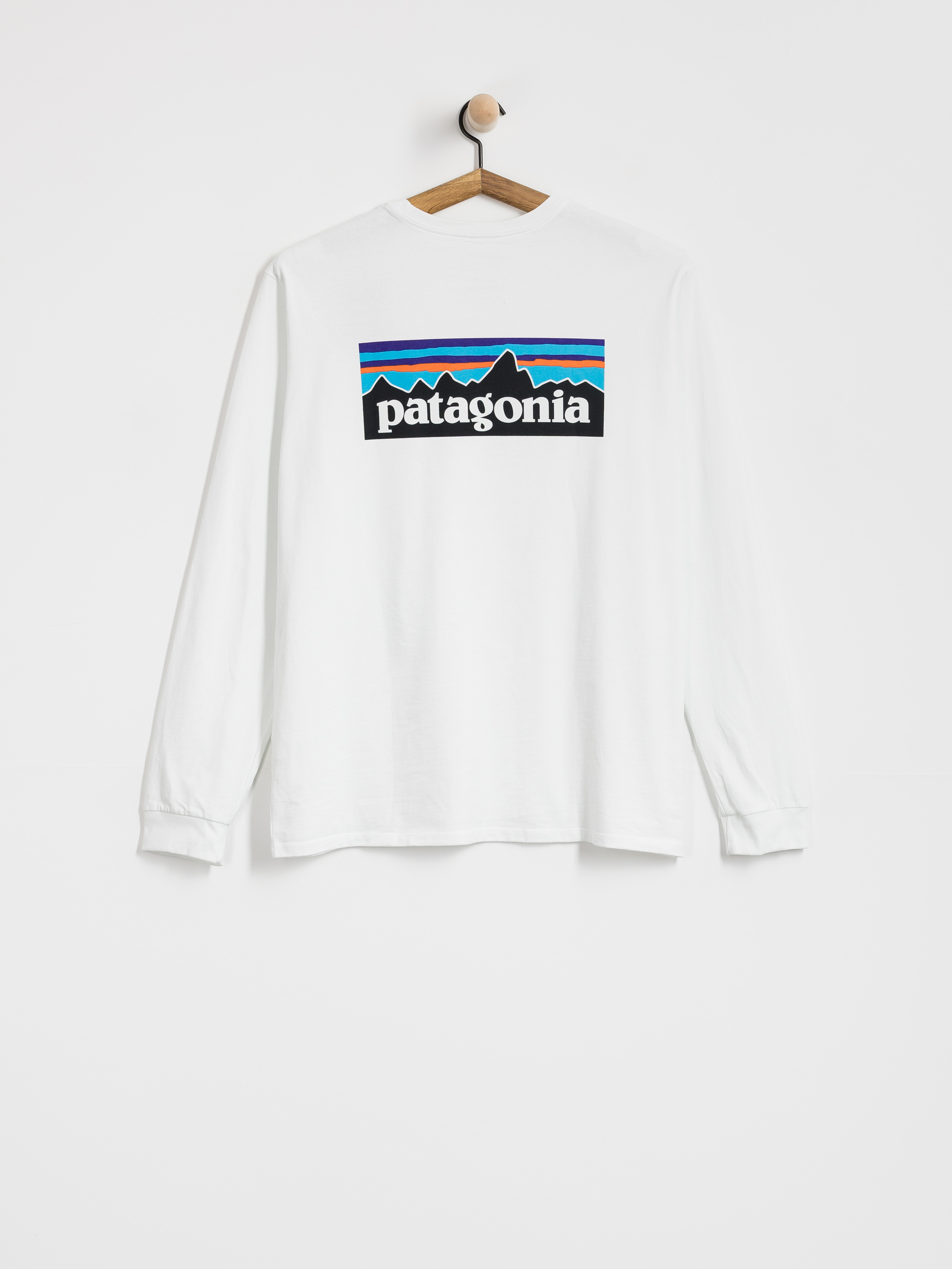 Блуза Patagonia P 6 Logo Responsibili (fiber white)