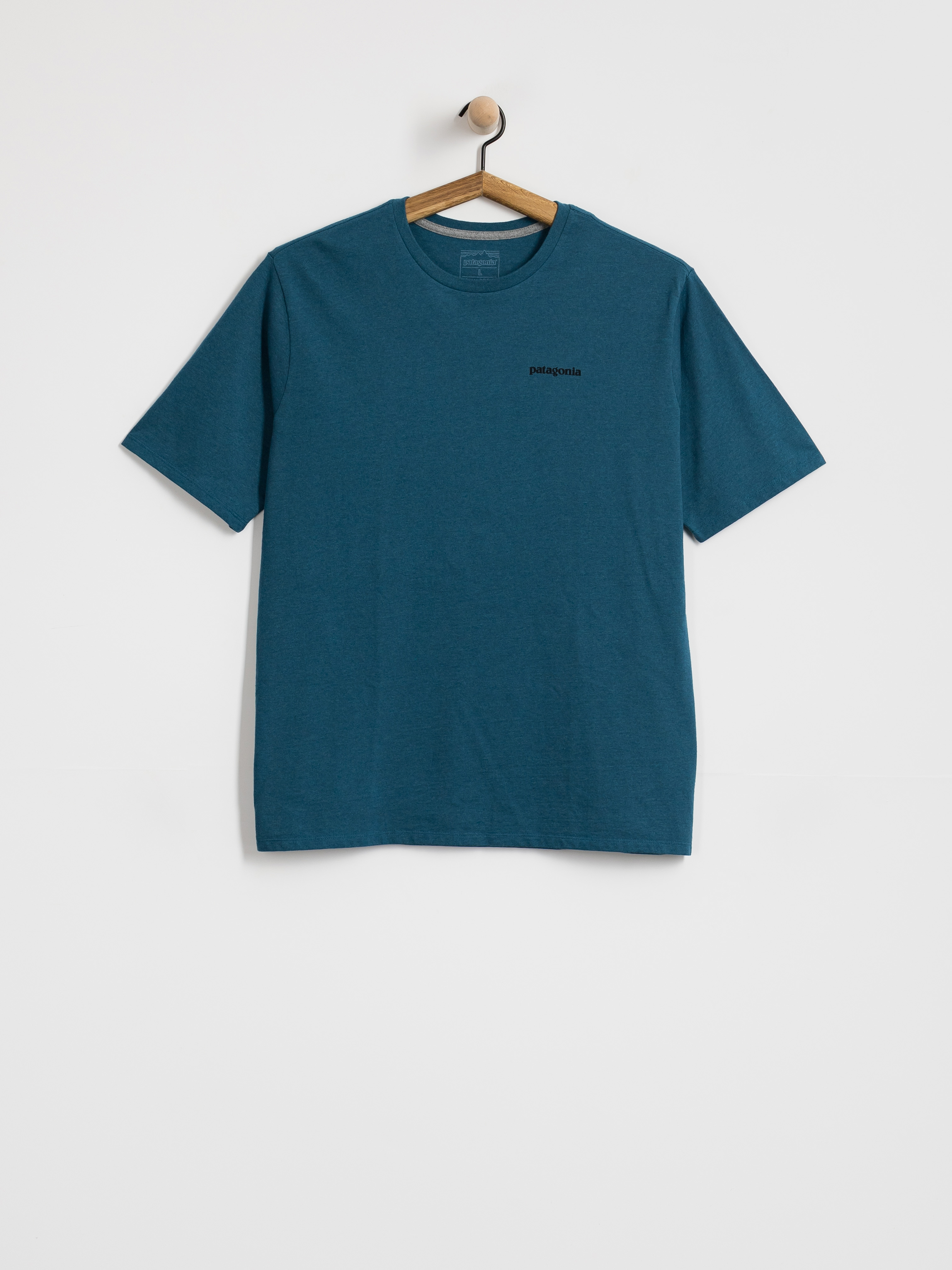 Тениска Patagonia P 6 Logo Responsibili (glacial blue)