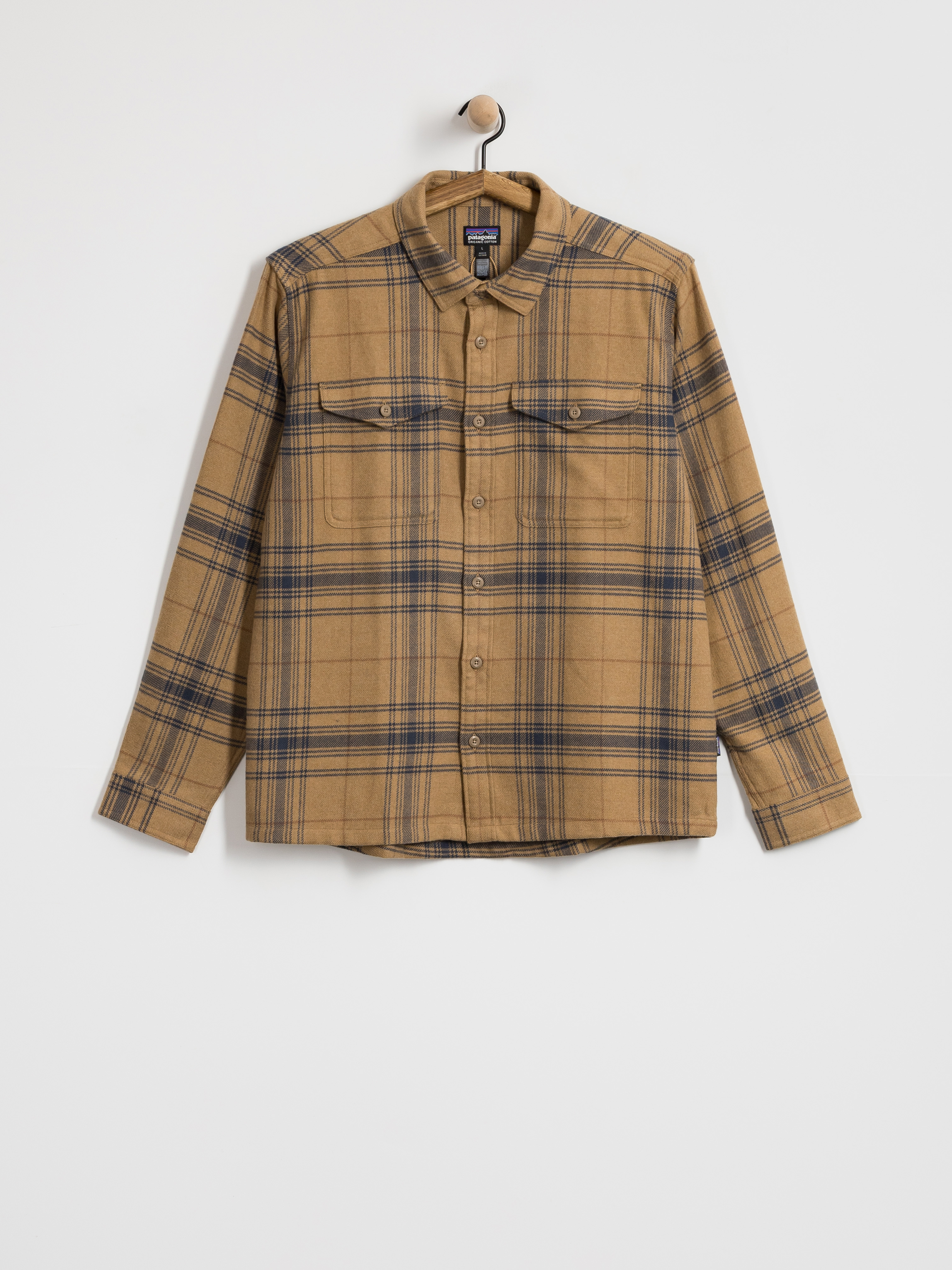 Риза Patagonia Fjord Flannel (dissolve slab khaki)
