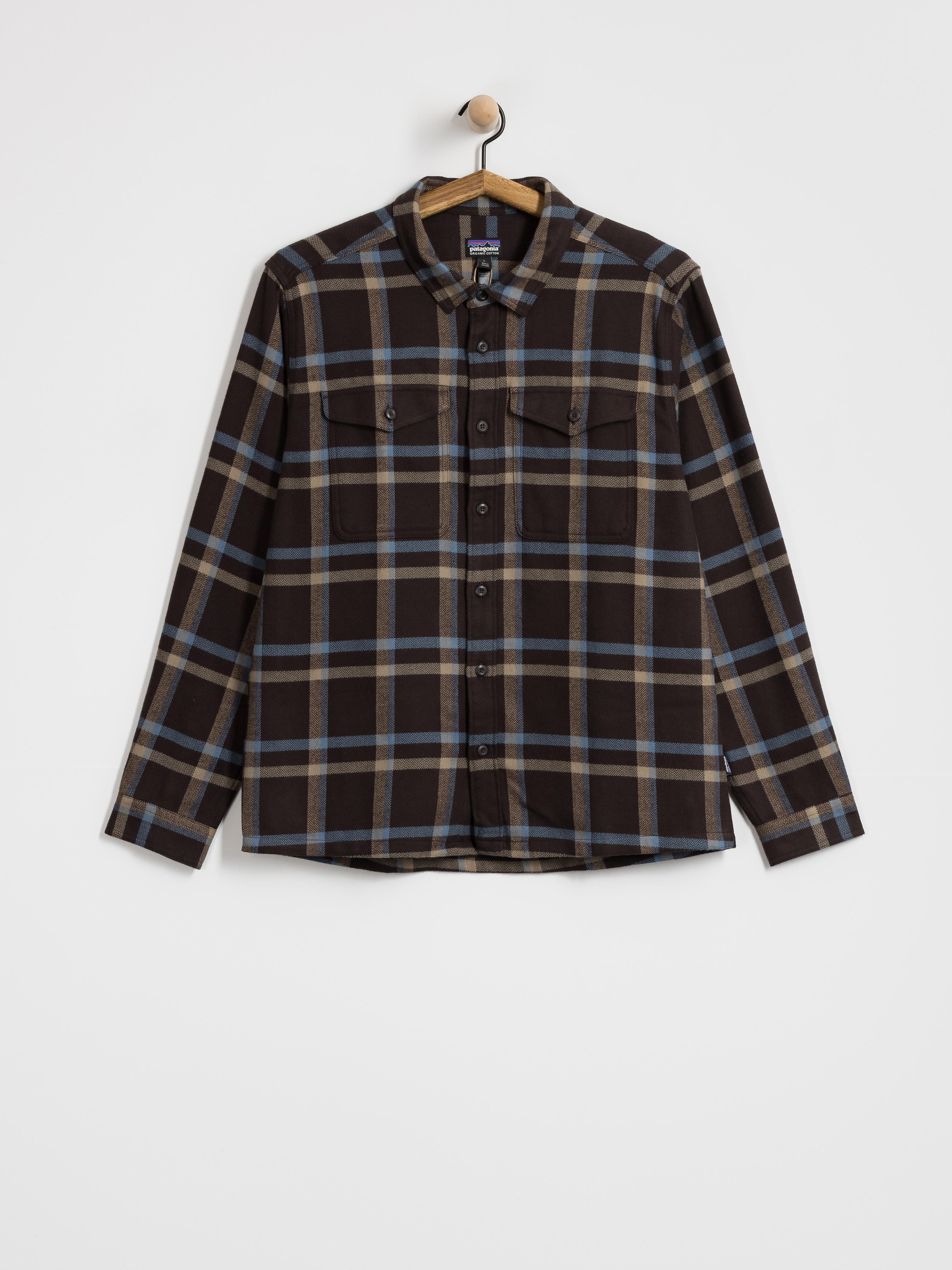 Риза Patagonia Fjord Flannel (crossing den brown)