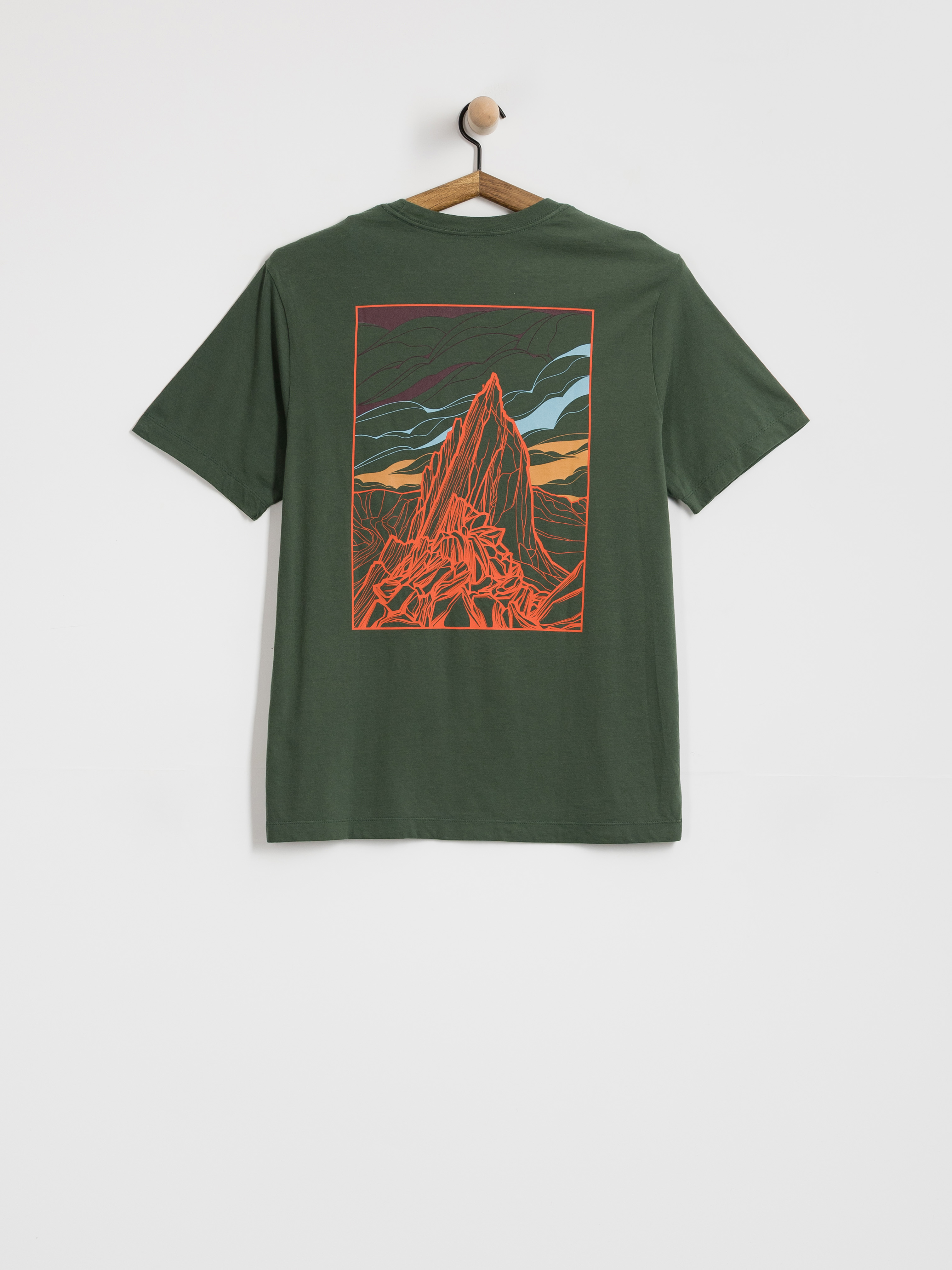 Тениска Patagonia Cloud Crag (canopy green)